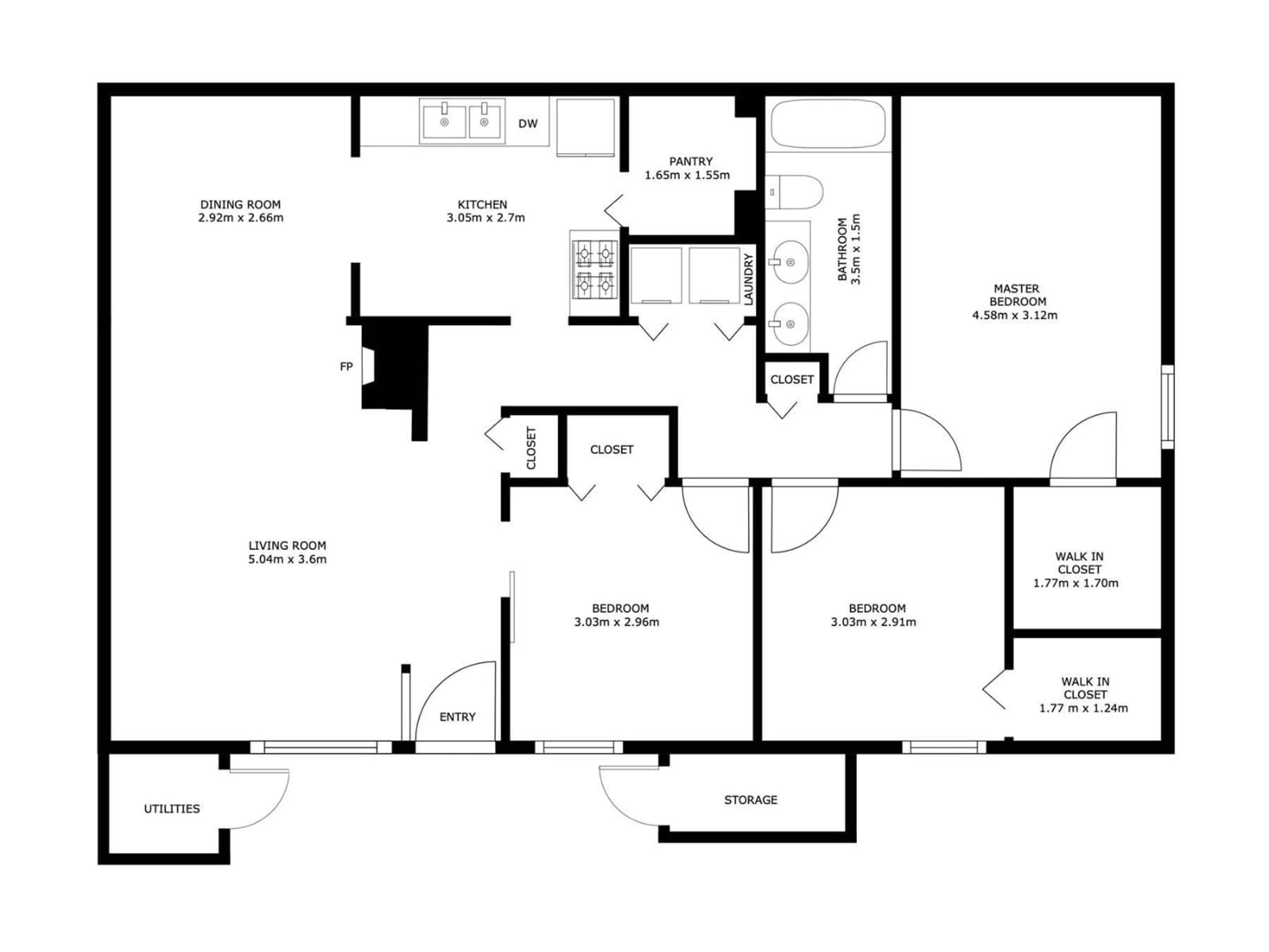 Floor plan for 11142 18 AV, Edmonton Alberta T6J4T9