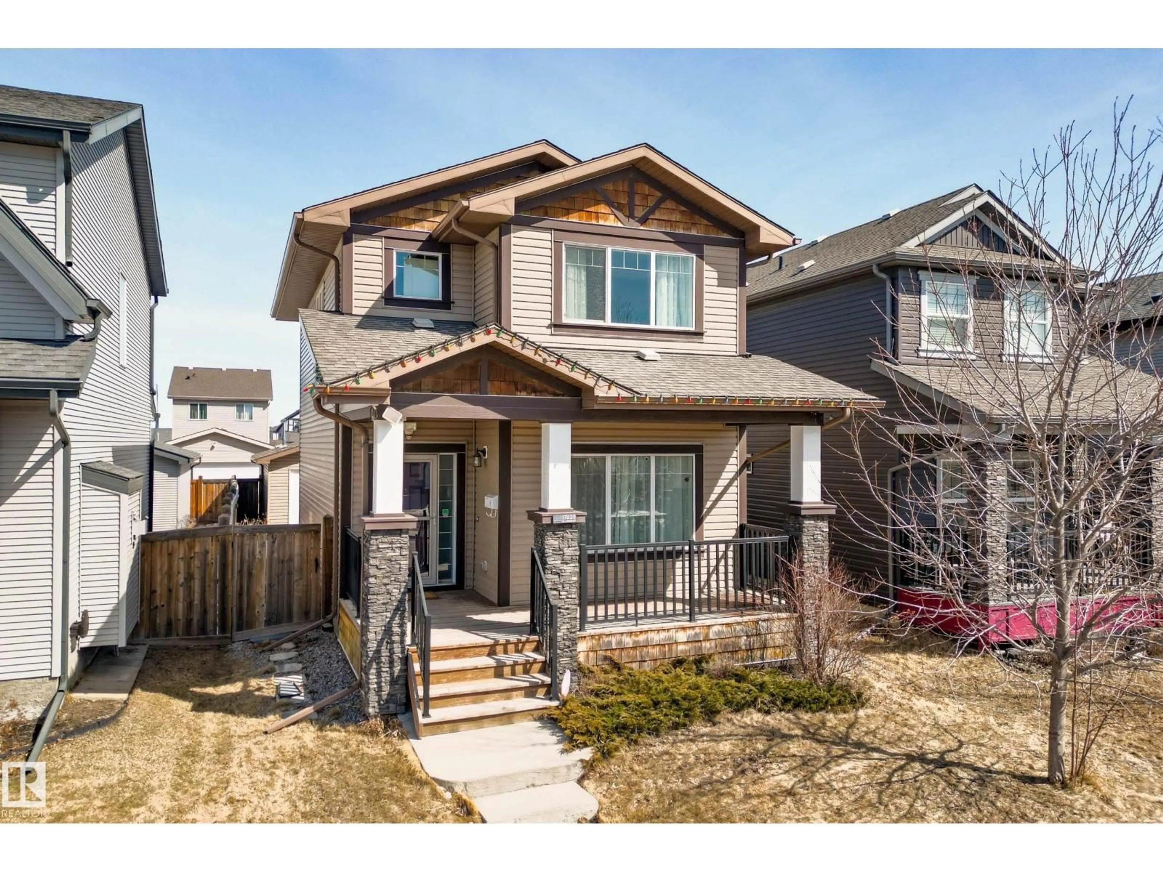 Home with vinyl exterior material, street for 17625 60A ST, Edmonton Alberta T5Y0V1