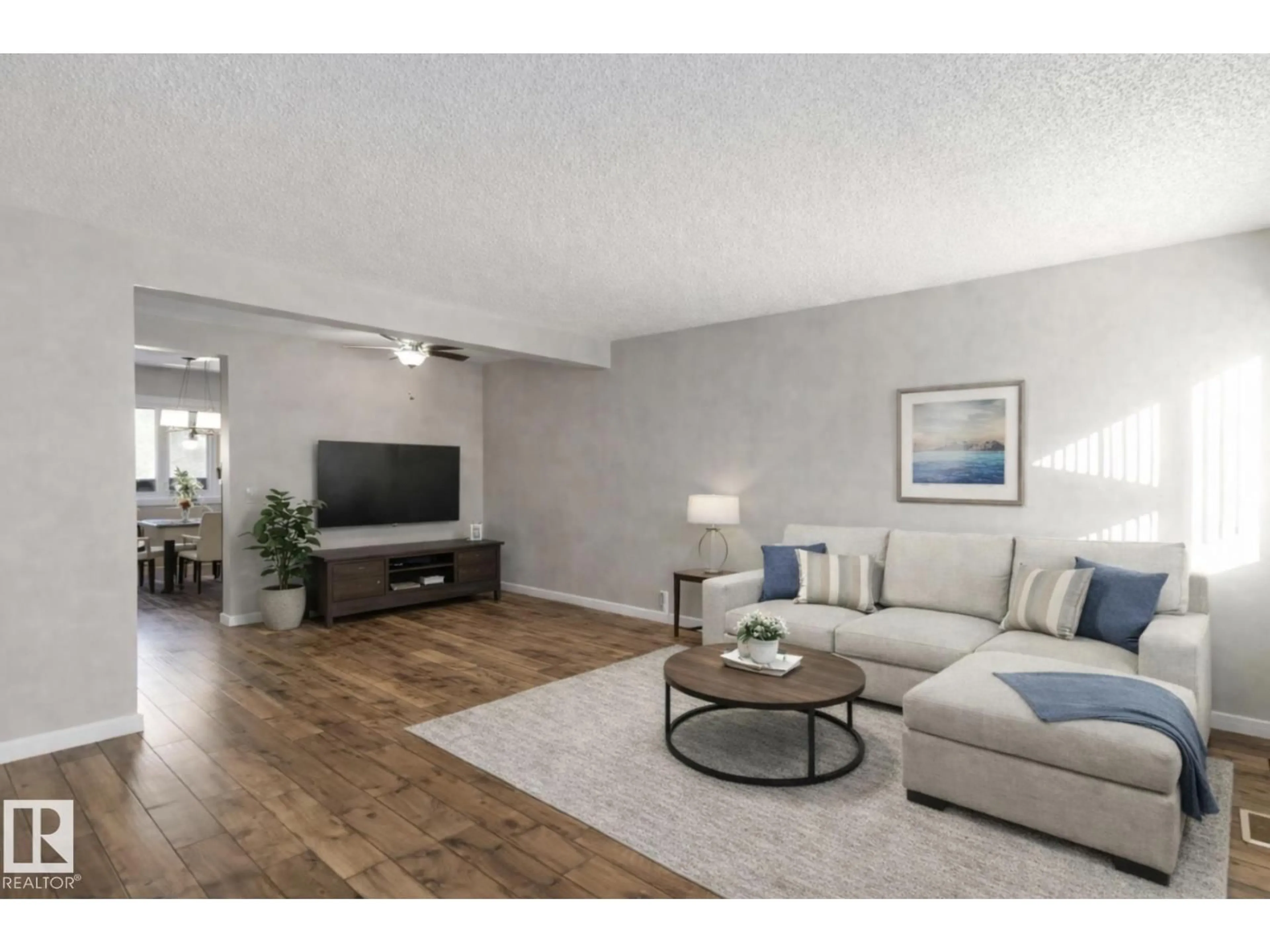 Living room with furniture, unknown for #8 - 14511 52 STREET, Edmonton Alberta T5A4M6
