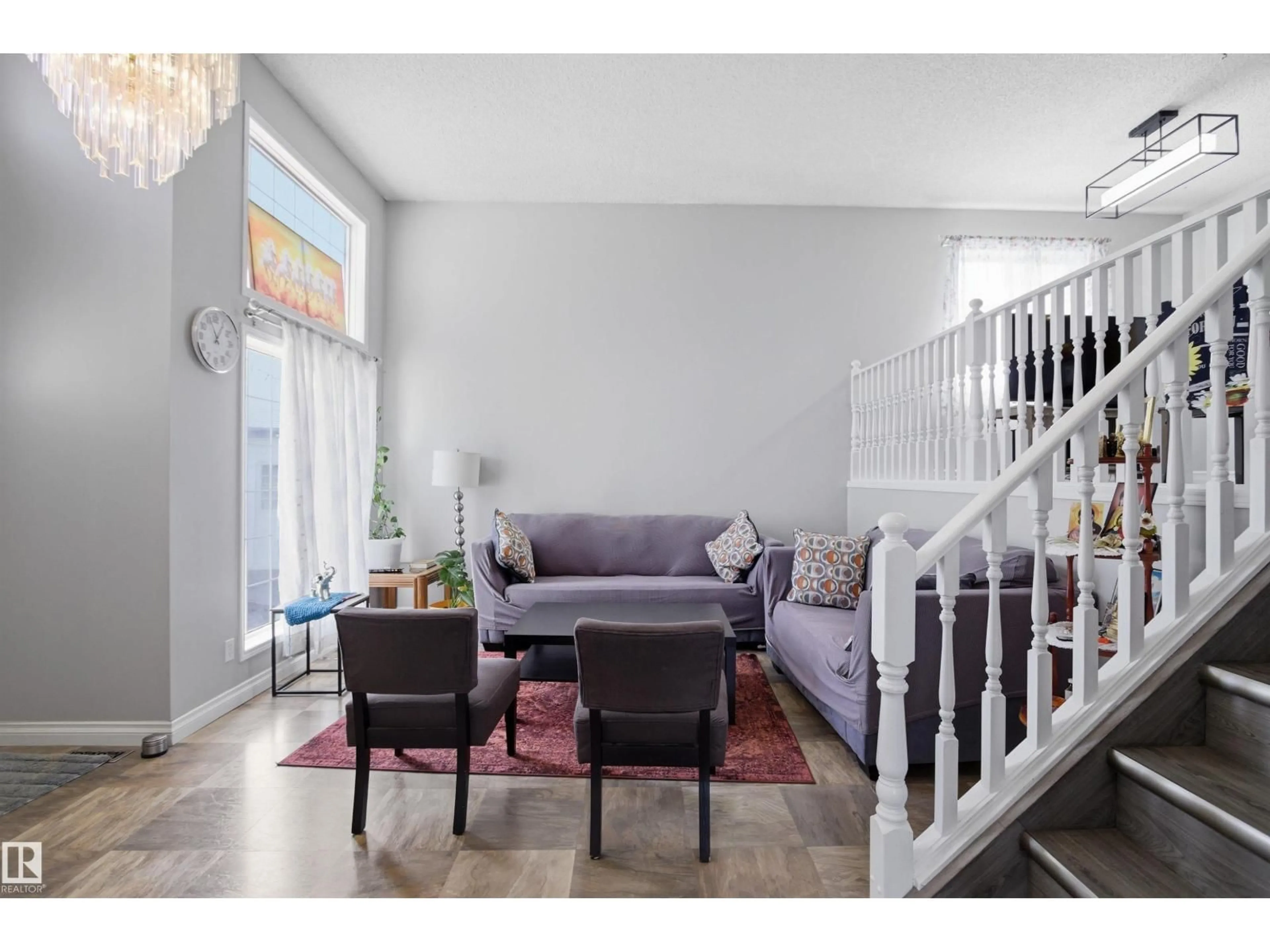 Living room with furniture, unknown for 3940 33 ST, Edmonton Alberta T6T1J7