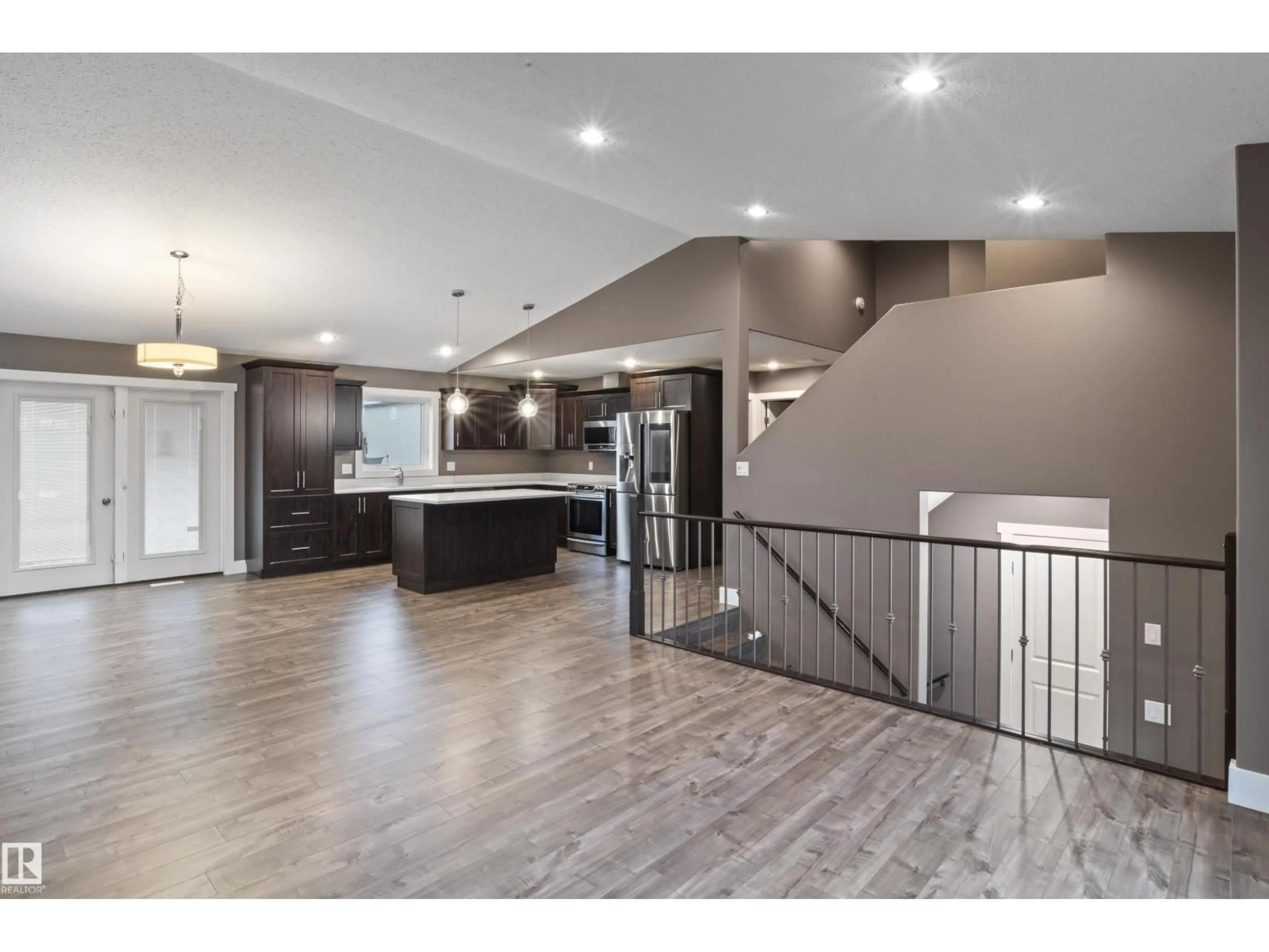 Open concept kitchen, wood/laminate floor for 255 TERRA NOVA CR, Cold Lake Alberta T9M1L3