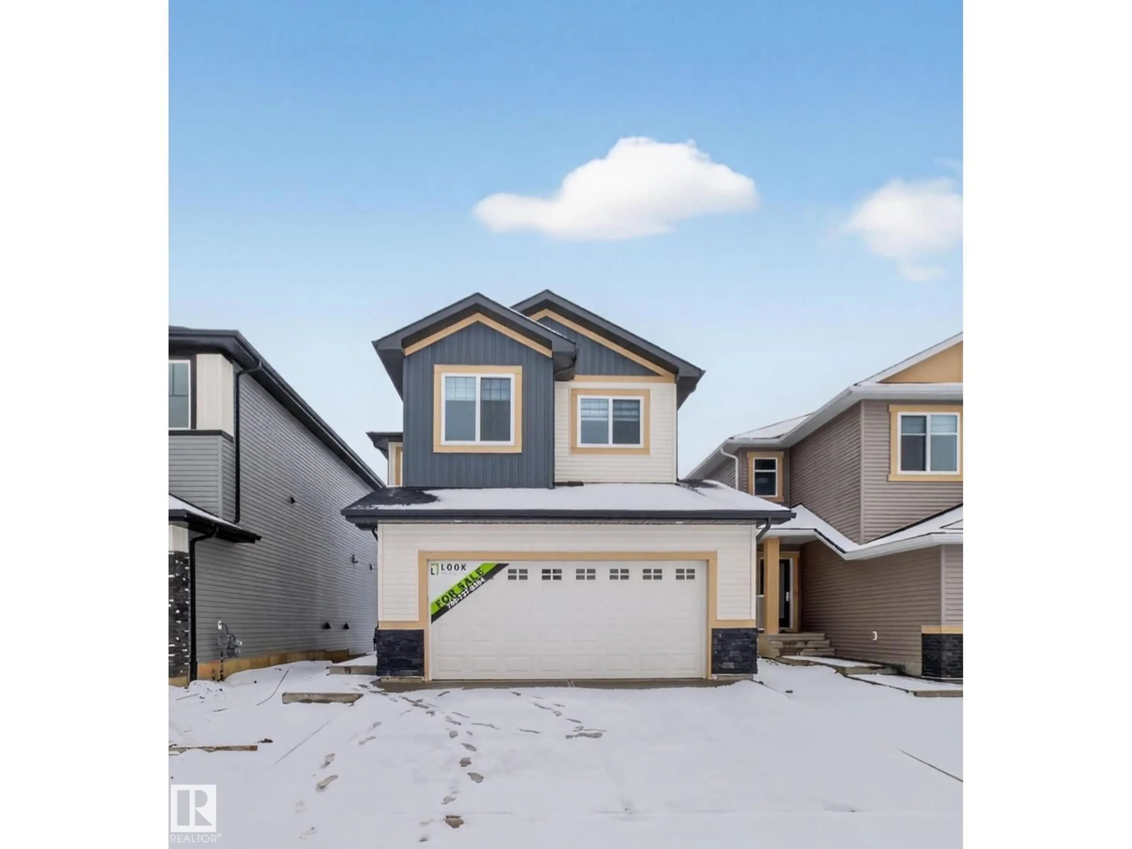 Home with vinyl exterior material, street for 6306 42 AV, Beaumont Alberta T4X2X5