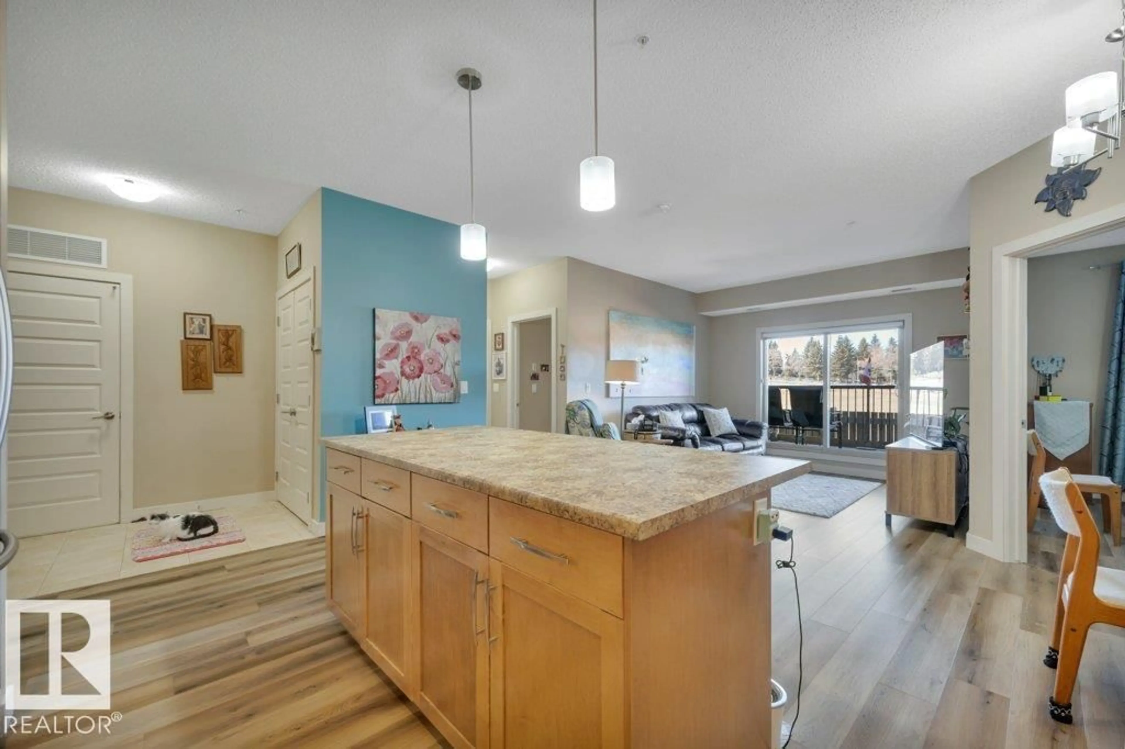Open concept kitchen, unknown for #110 - 10530 56 AV, Edmonton Alberta T6H0X7