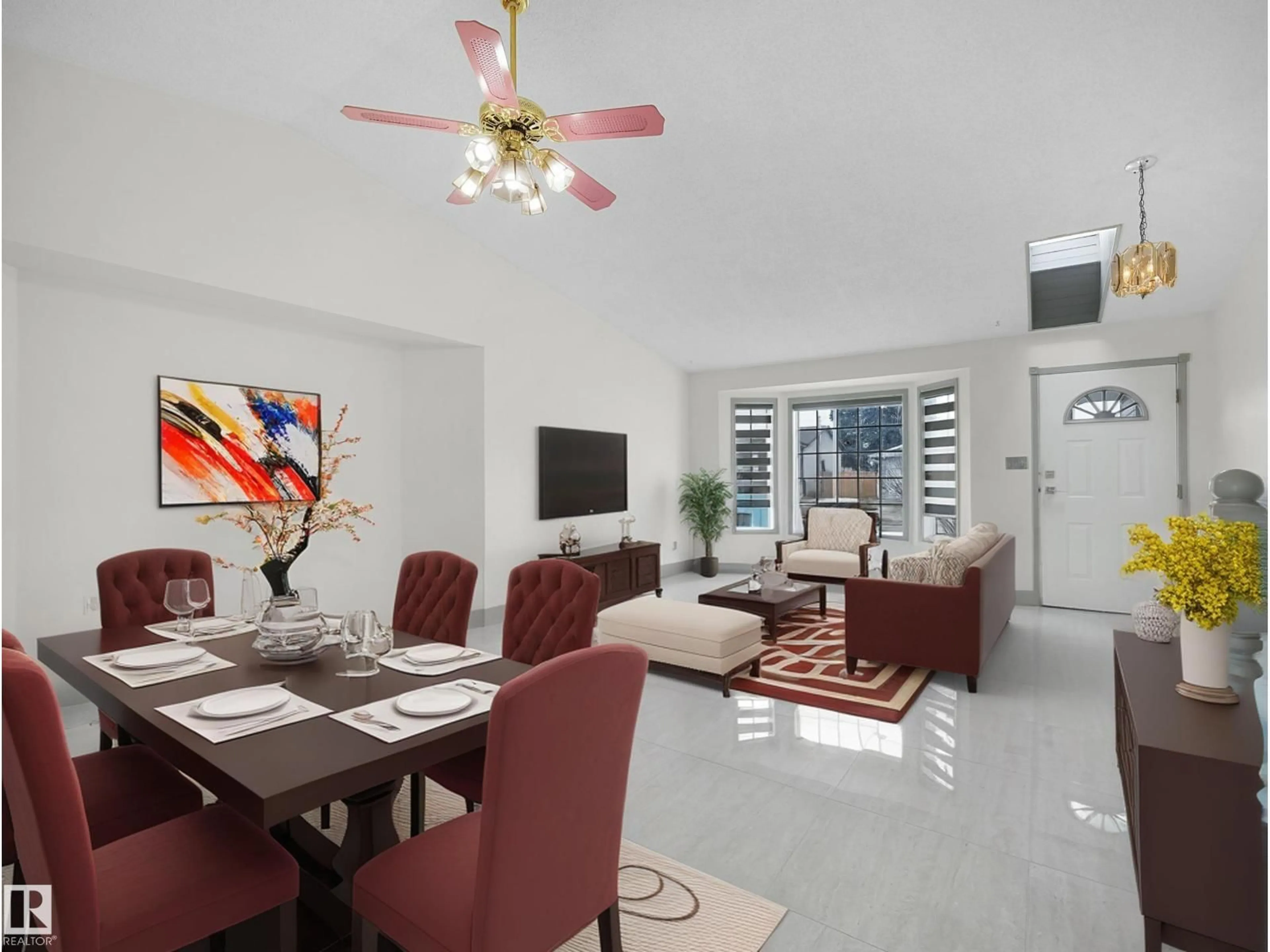 Living room with furniture, unknown for NW - 14523 32 ST, Edmonton Alberta T5Y2L2