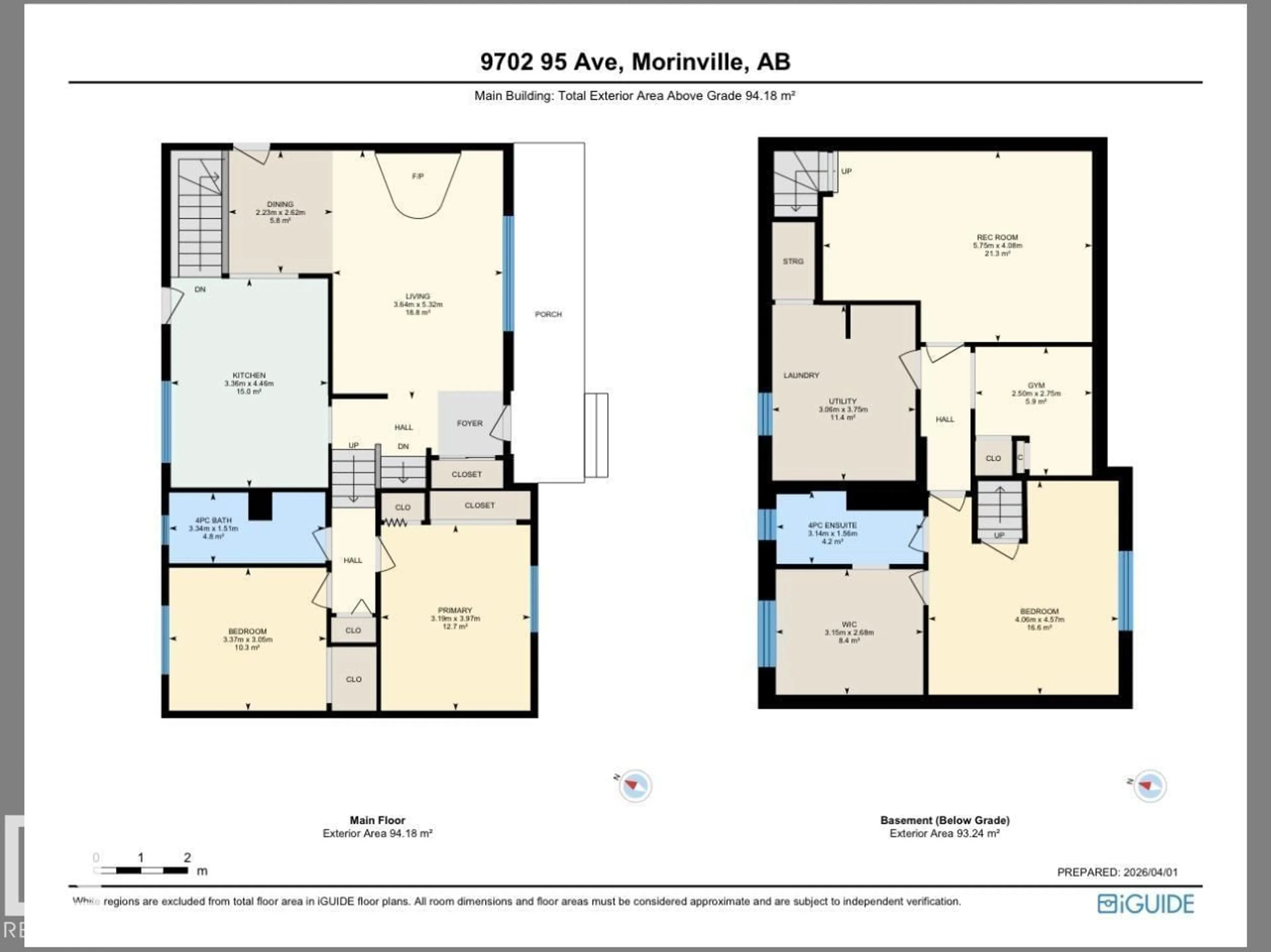 Floor plan for 9702 95 AV, Morinville Alberta T8R1H4