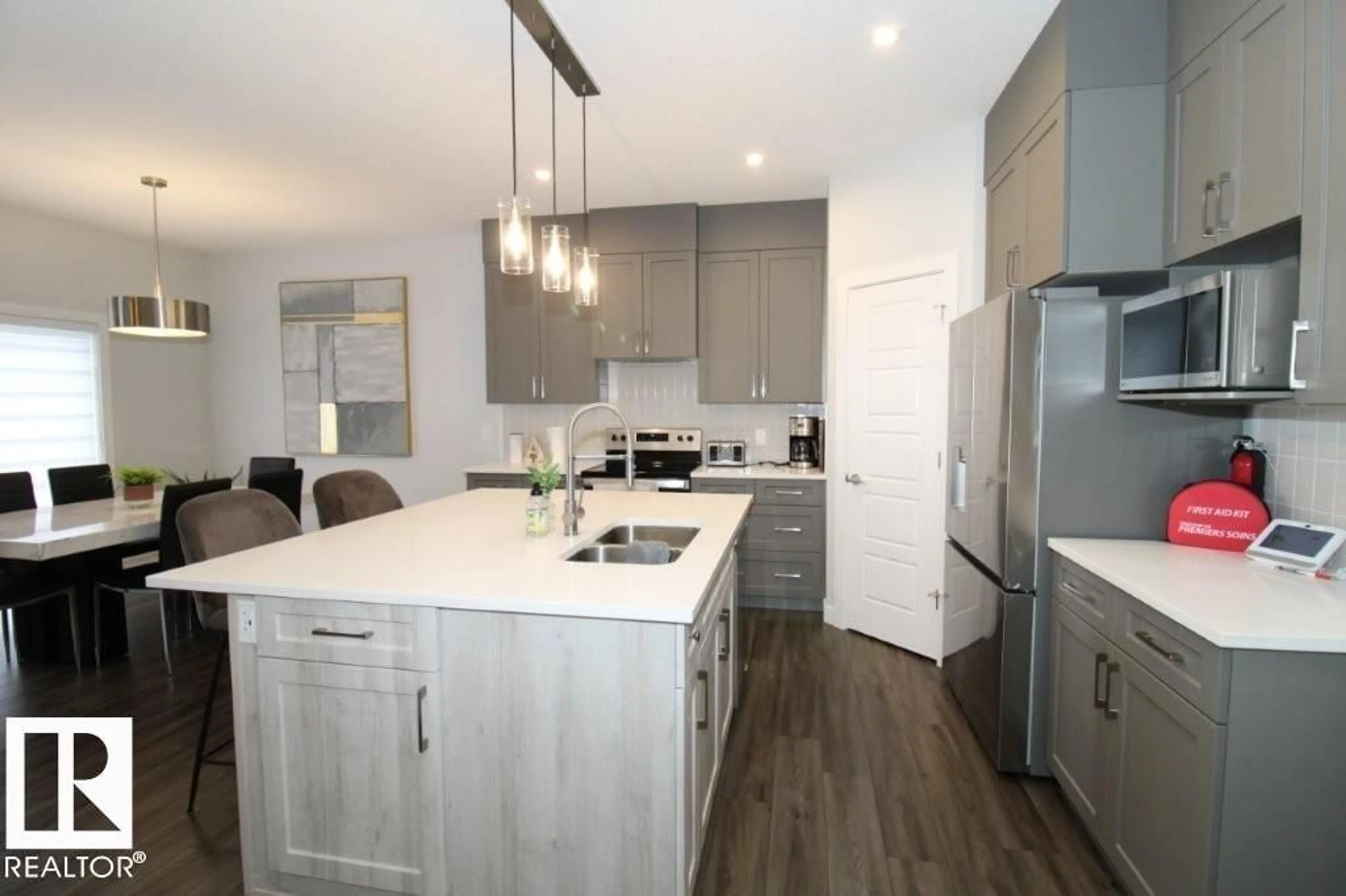 Open concept kitchen, unknown for 22140 81 AV, Edmonton Alberta T5T7R6
