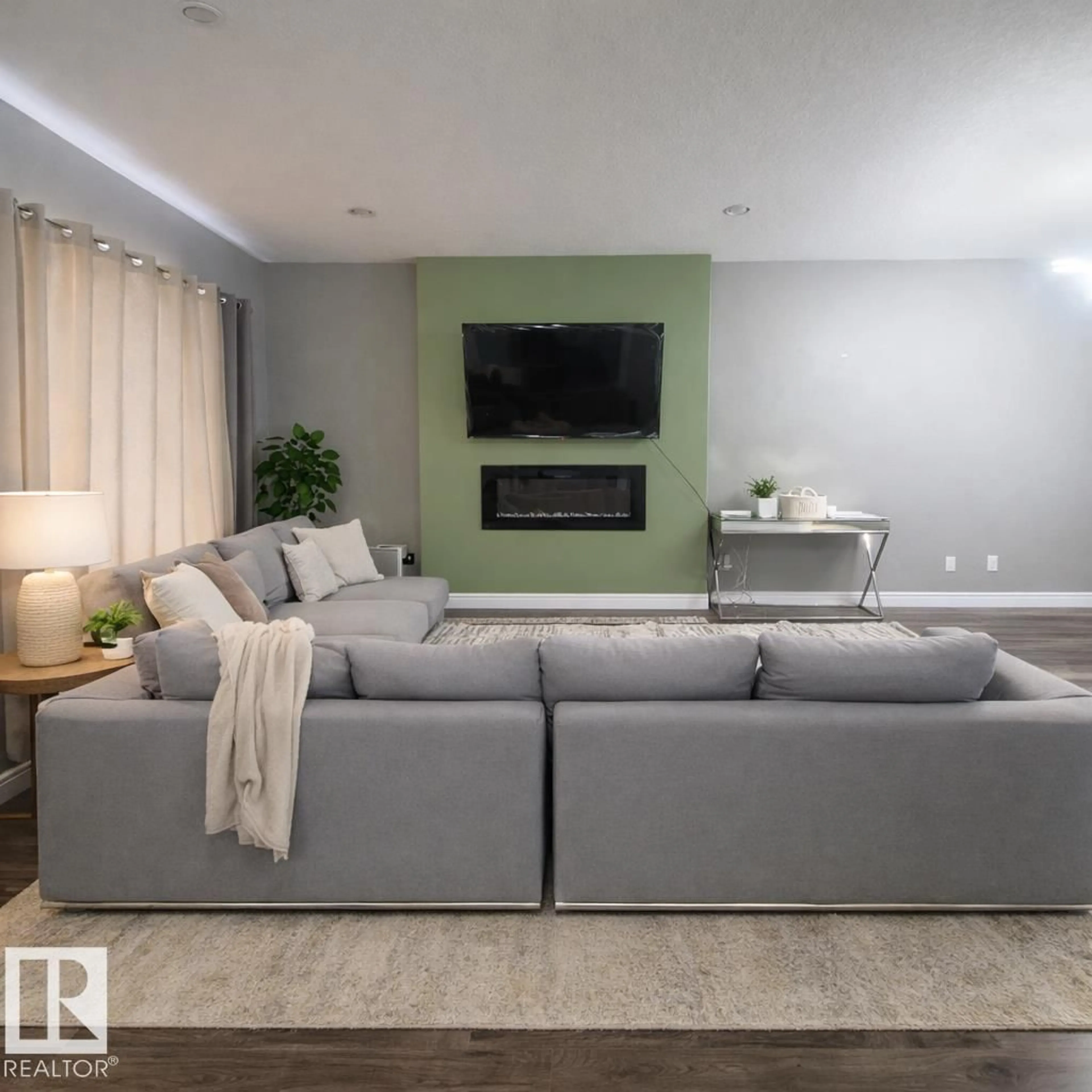 Living room with furniture, unknown for 11903 37 ST, Edmonton Alberta T5W4Y8