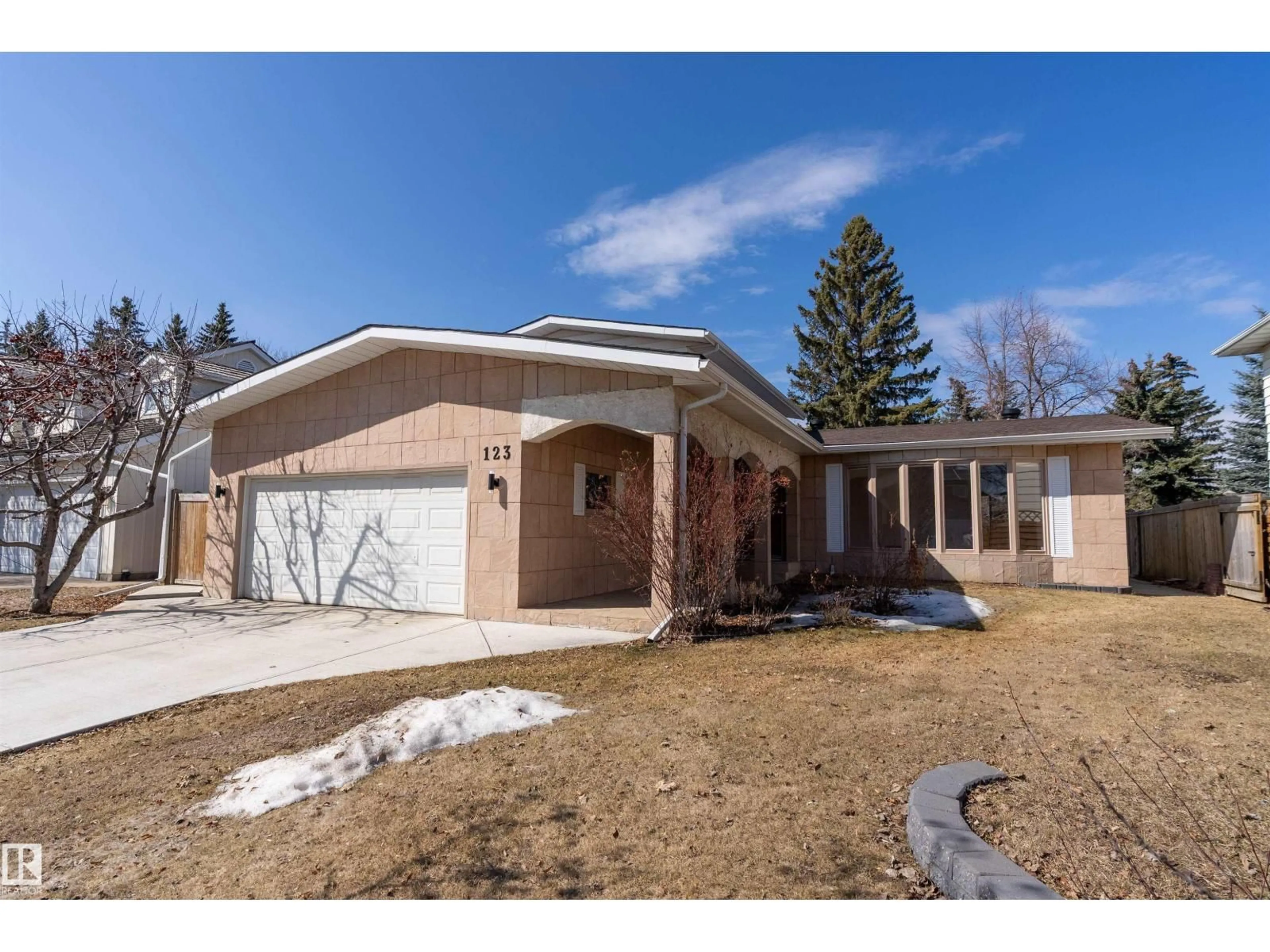 Home with brick exterior material, street for 123 WESTRIDGE RD, Edmonton Alberta T5T1B5