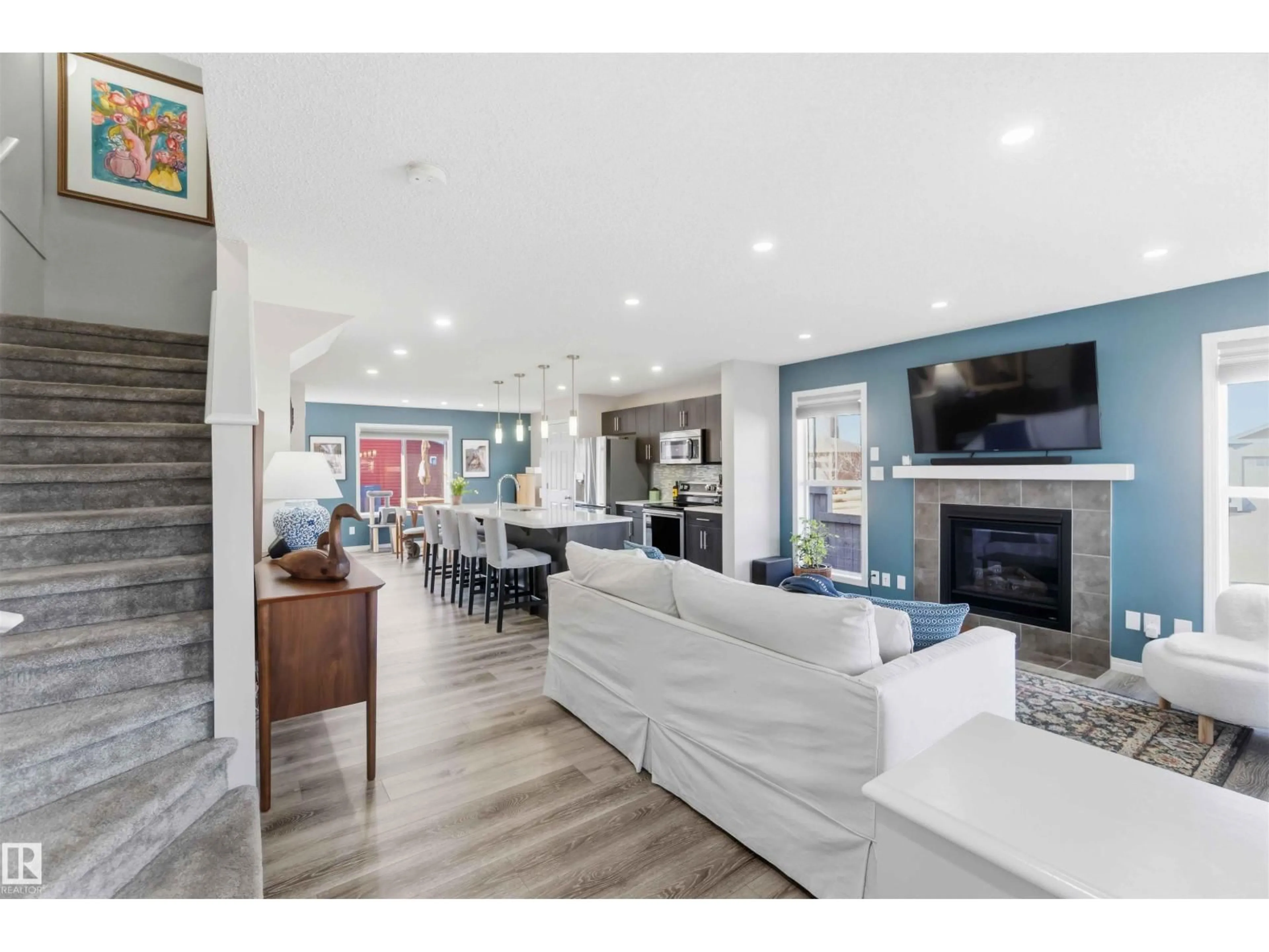 Open concept kitchen, unknown for SW - 4750 CRABAPPLE RUN RU, Edmonton Alberta T6X0X7