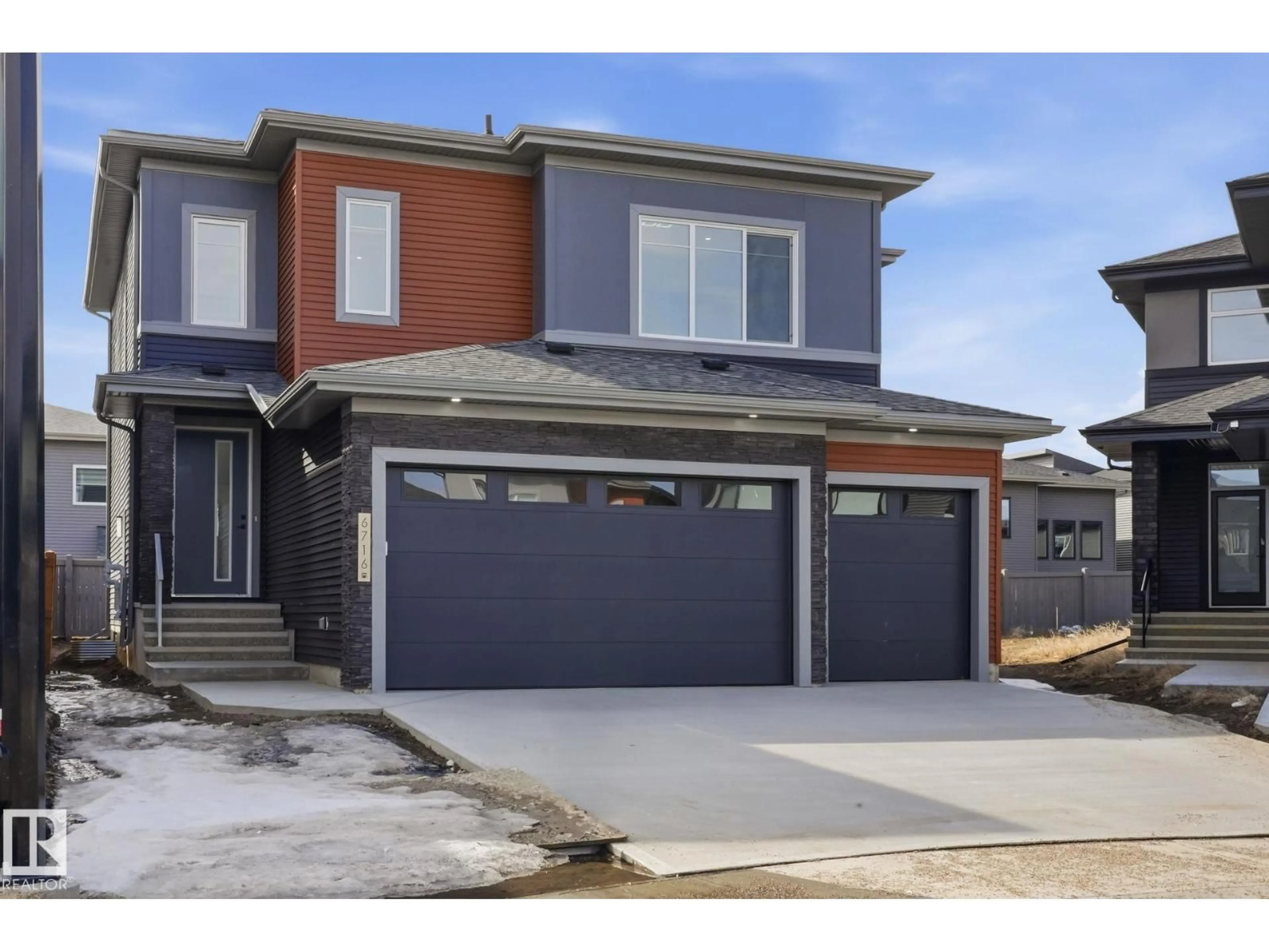 Home with brick exterior material, street for 6716 KNOX CT SW, Edmonton Alberta T6W4R3