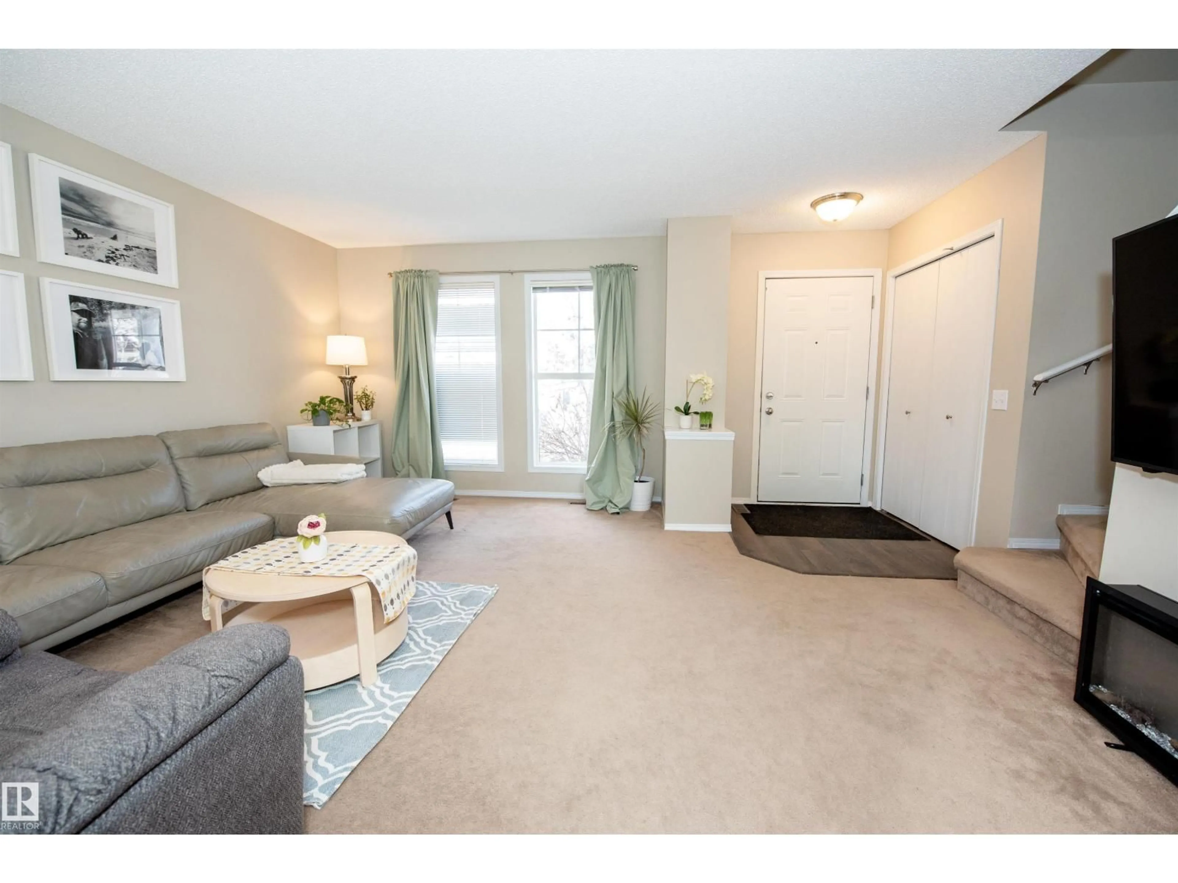 Living room with furniture, unknown for SW - 1224 76 ST, Edmonton Alberta T6X1M9