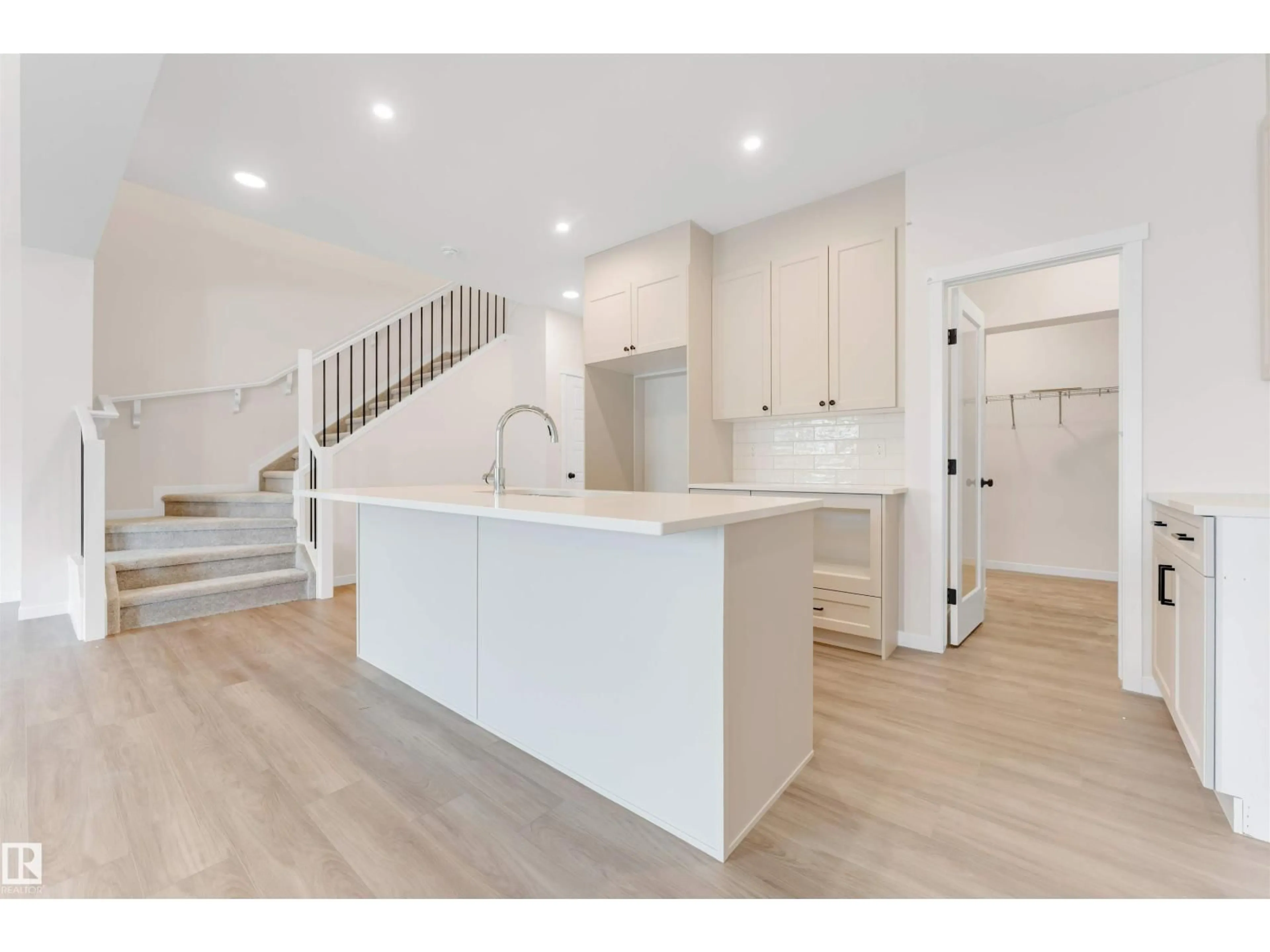 Open concept kitchen, unknown for NE - 17811 7 ST, Edmonton Alberta T5Y4K3