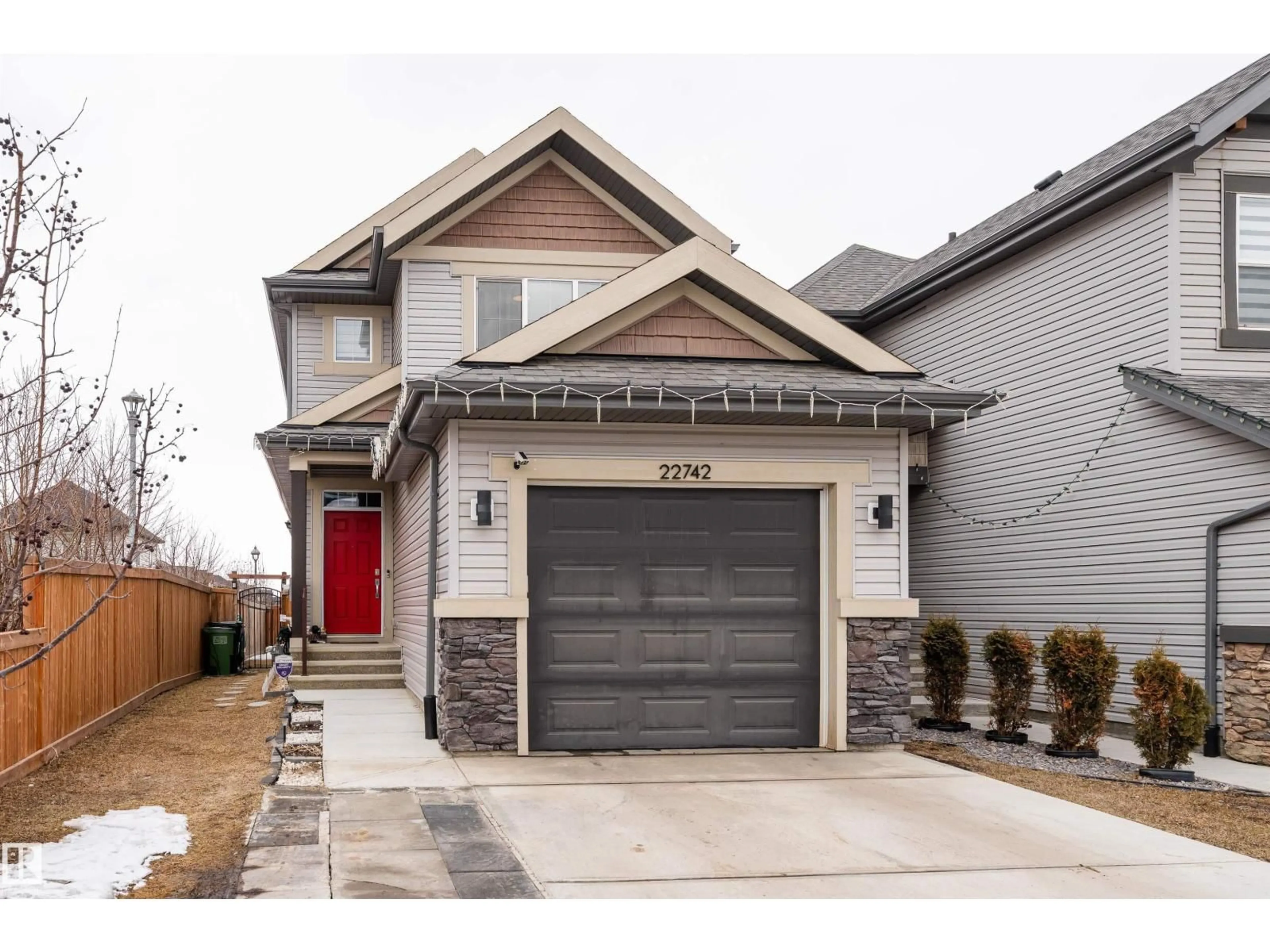 Home with brick exterior material, street for 22742 95A AVE, Edmonton Alberta T5T7H4