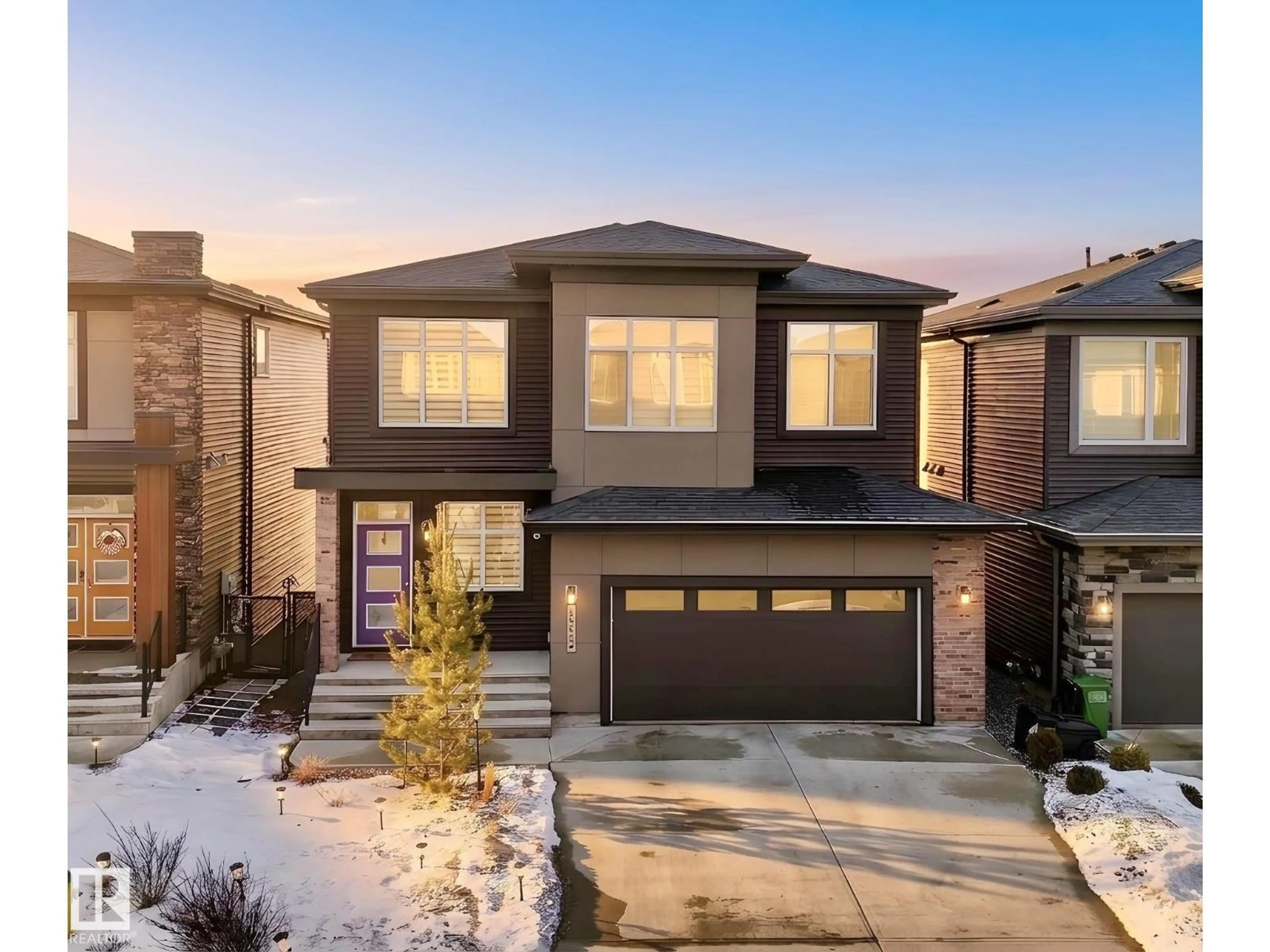 Home with brick exterior material, street for 6055 KING LANDING LD, Edmonton Alberta T6W4K5