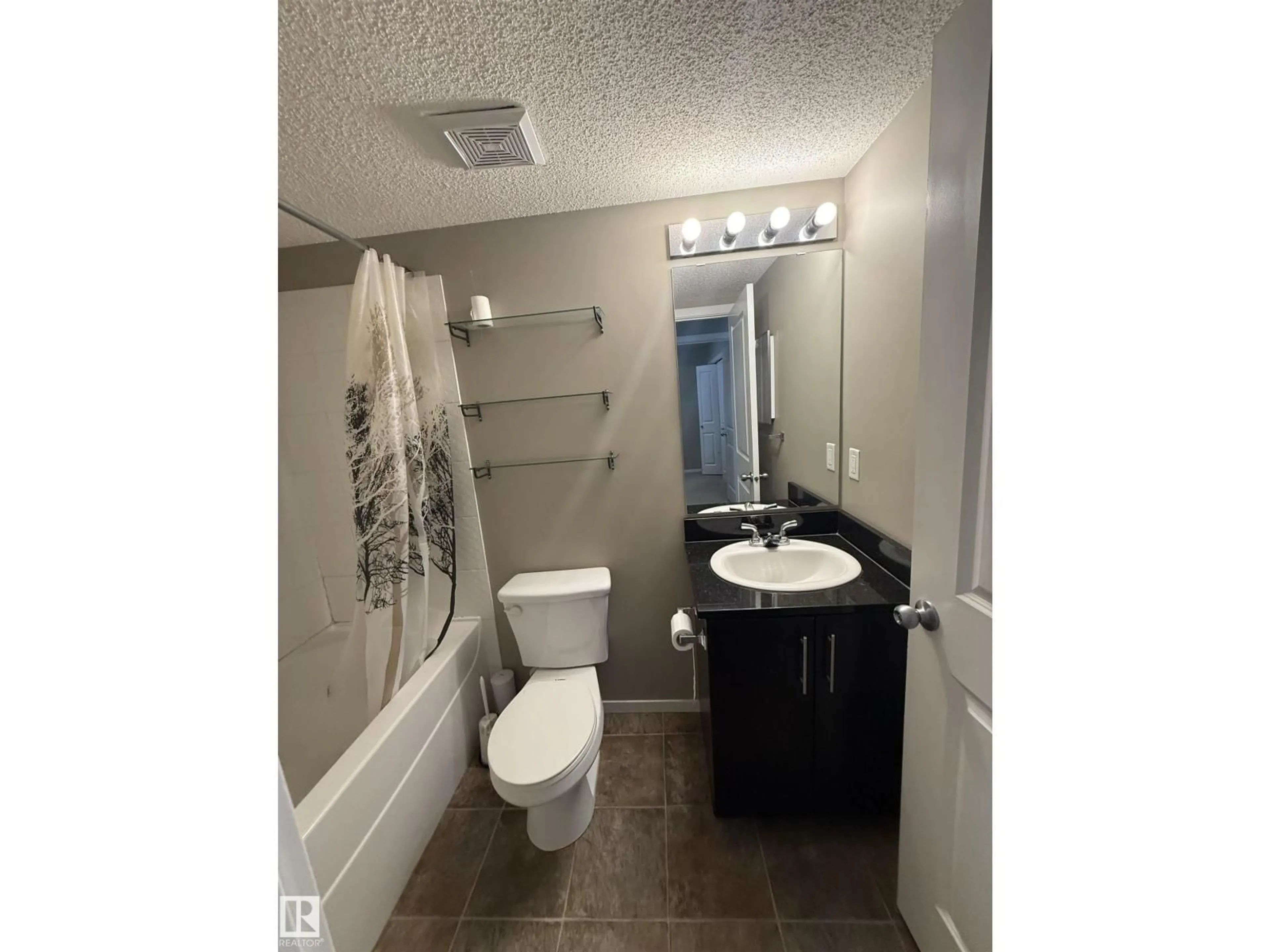 Standard bathroom, ceramic/tile floor for #104 - 3207 JAMES MOWATT TR, Edmonton Alberta T6W3L6