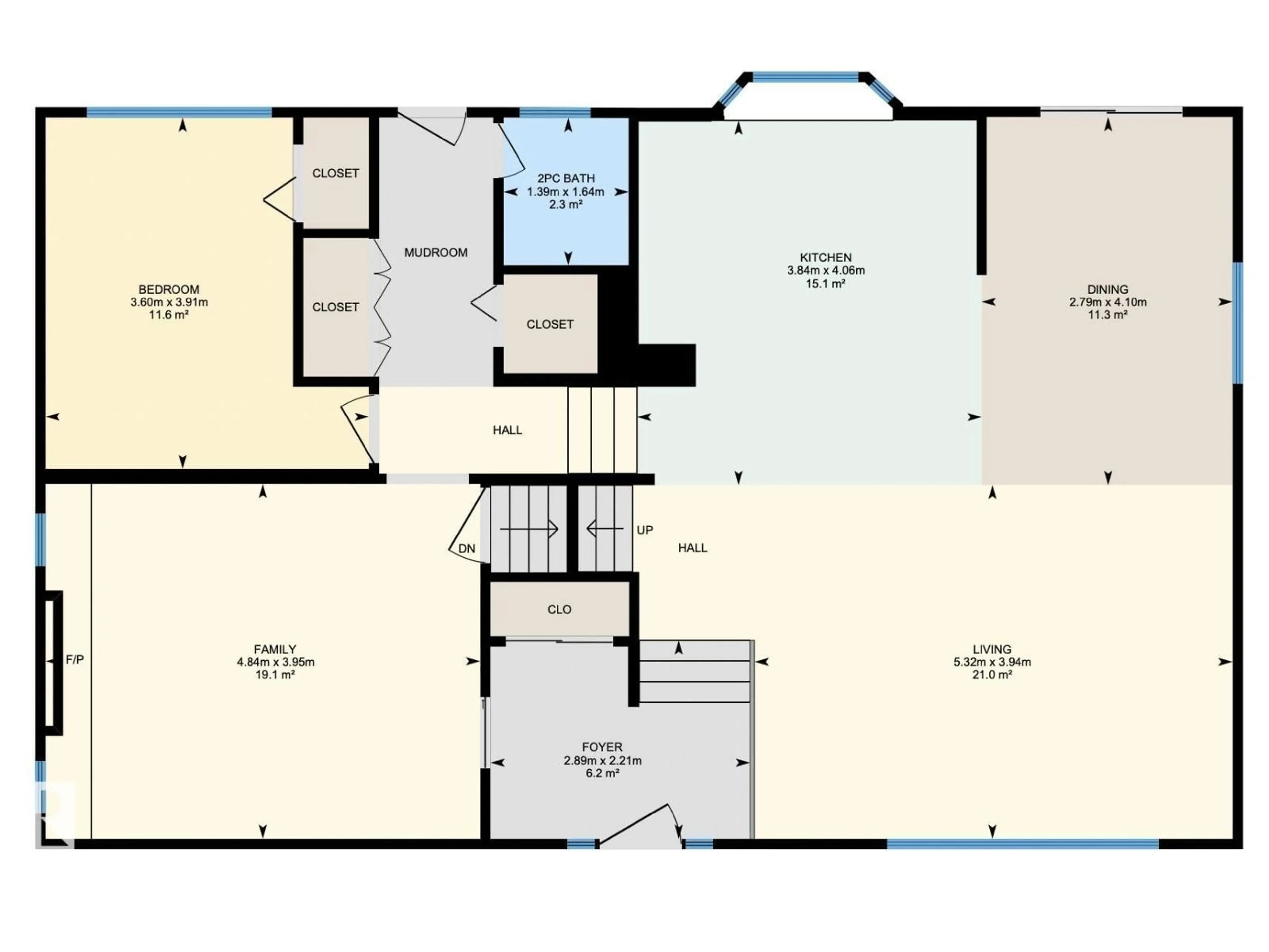Floor plan for 15608 75 AV, Edmonton Alberta T5R2Z3