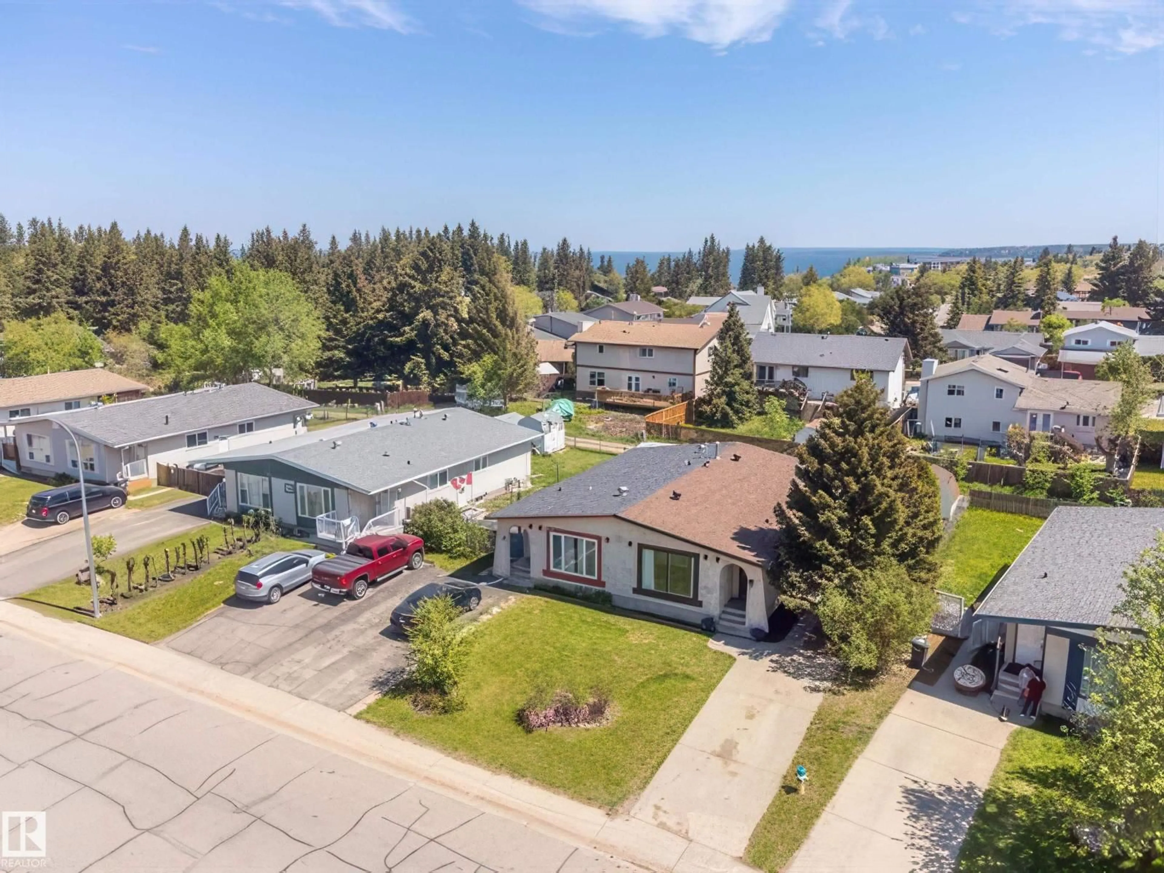 A pic from outside/outdoor area/front of a property/back of a property/a pic from drone, street for 204 22 ST, Cold Lake Alberta T9M1E8