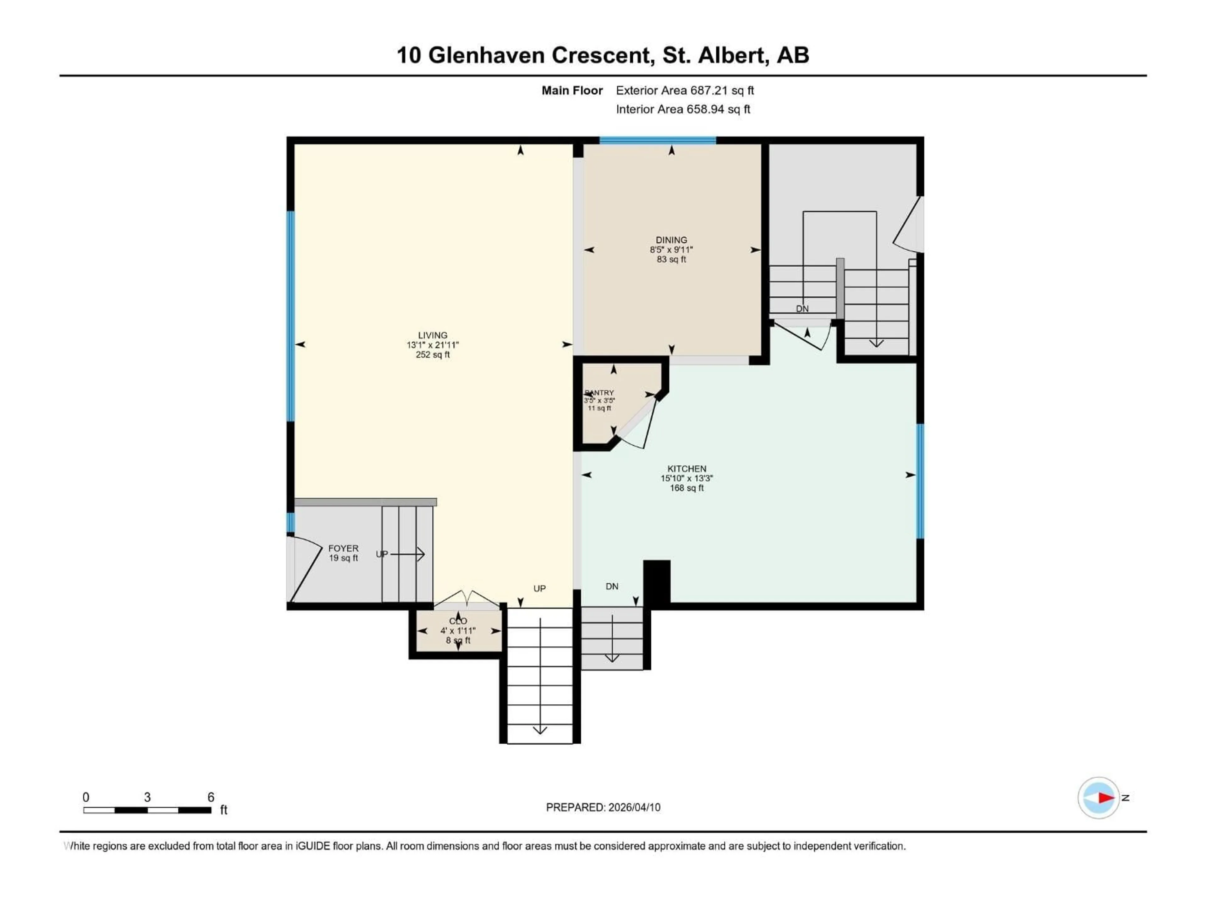 Floor plan for 10 GLENHAVEN CR, St. Albert Alberta T8N1A5