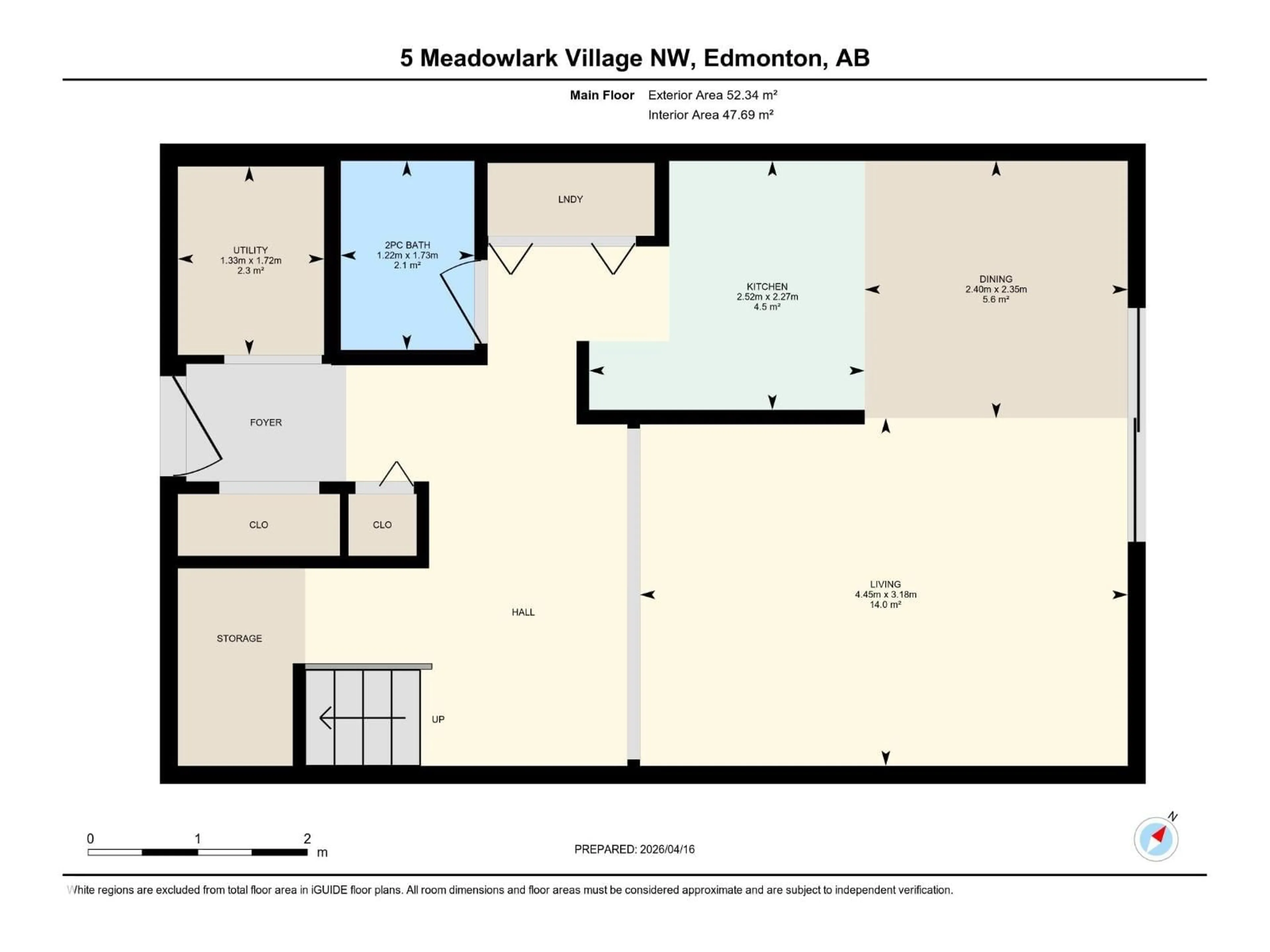 Floor plan for NW - 5A MEADOWLARK VG, Edmonton Alberta T5R3X3