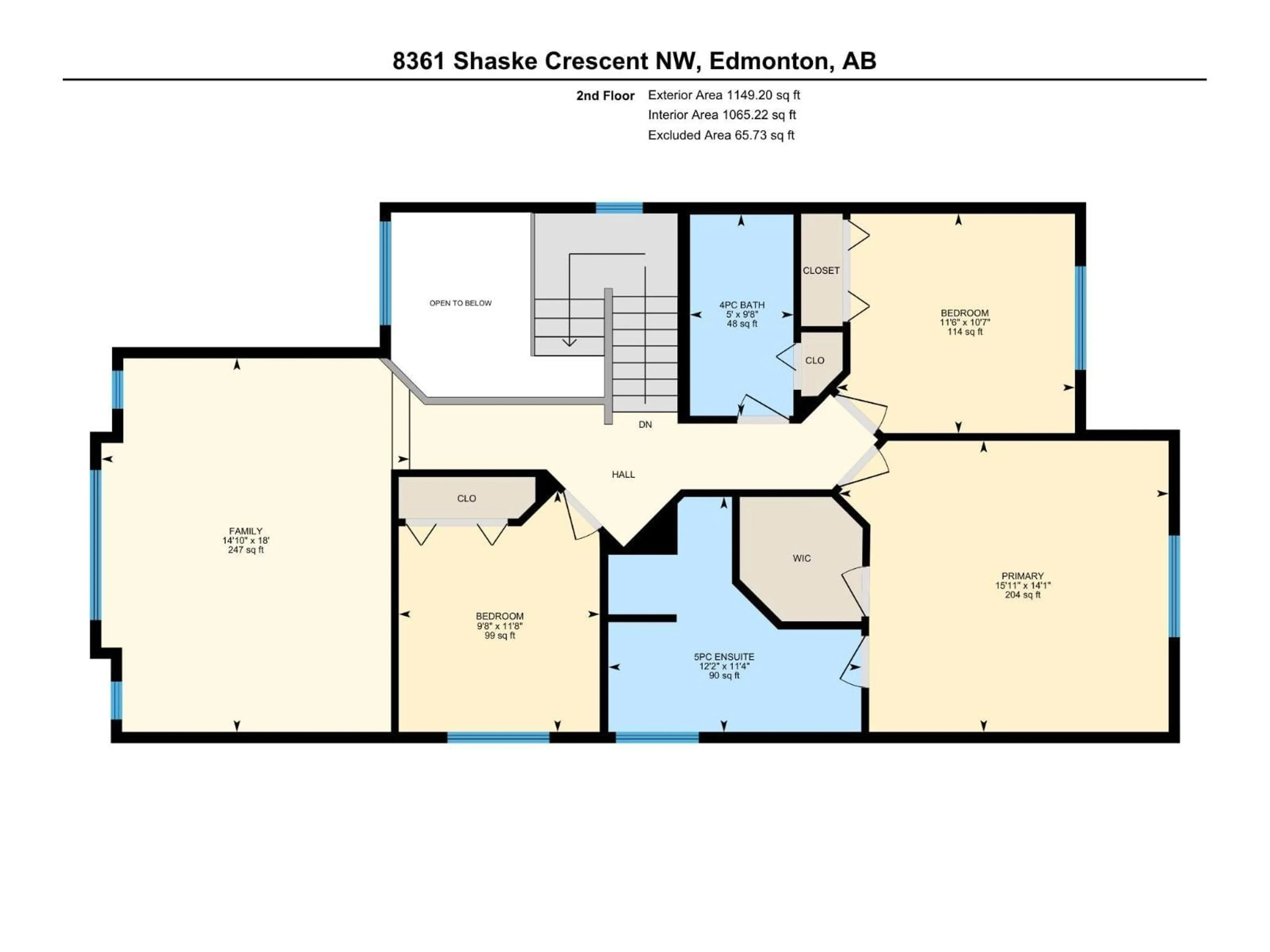 Floor plan for 8361 SHASKE CR, Edmonton Alberta T6R0B4