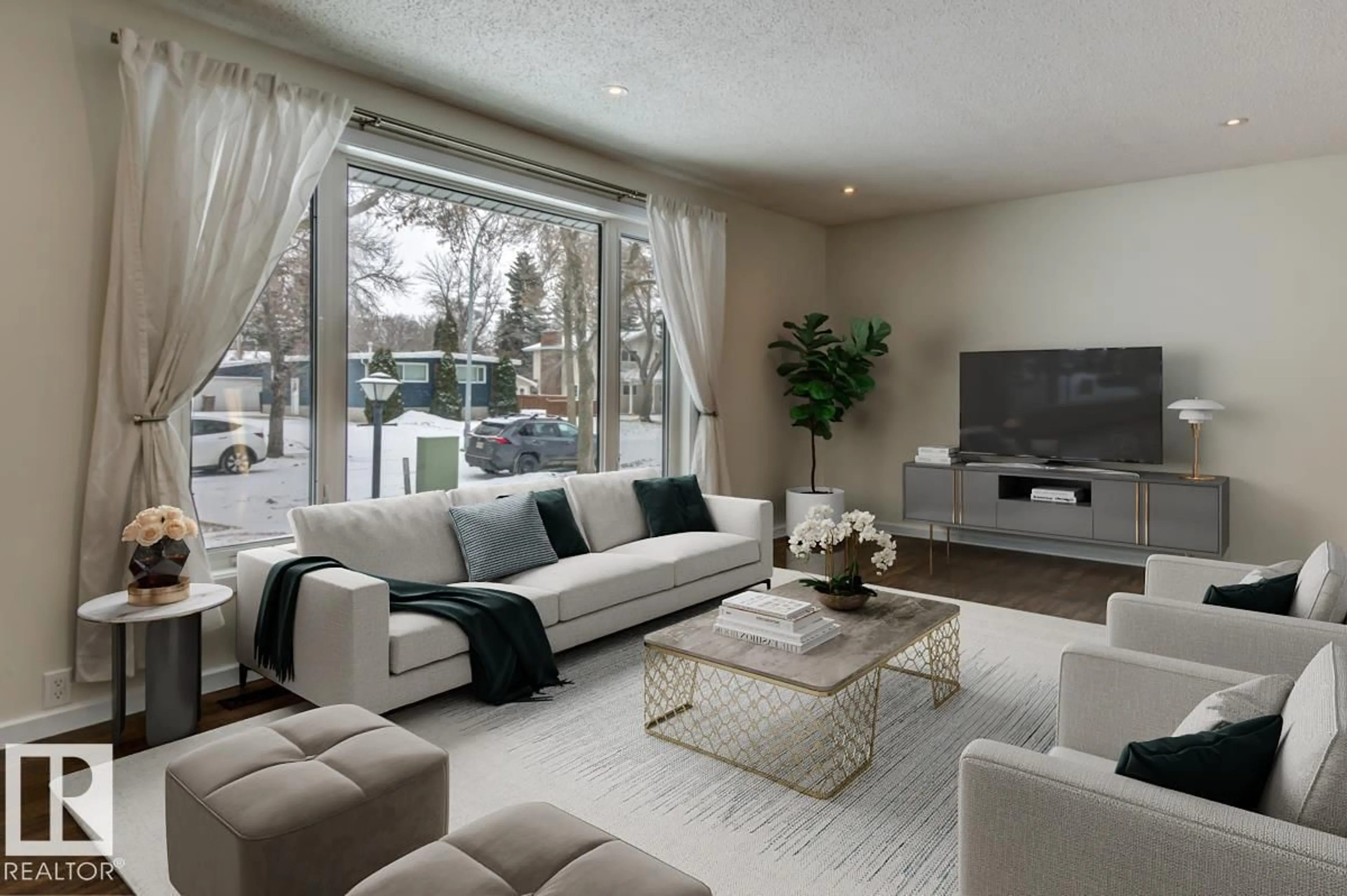 Living room with furniture, unknown for 31 GREER CR, St. Albert Alberta T8N1T7