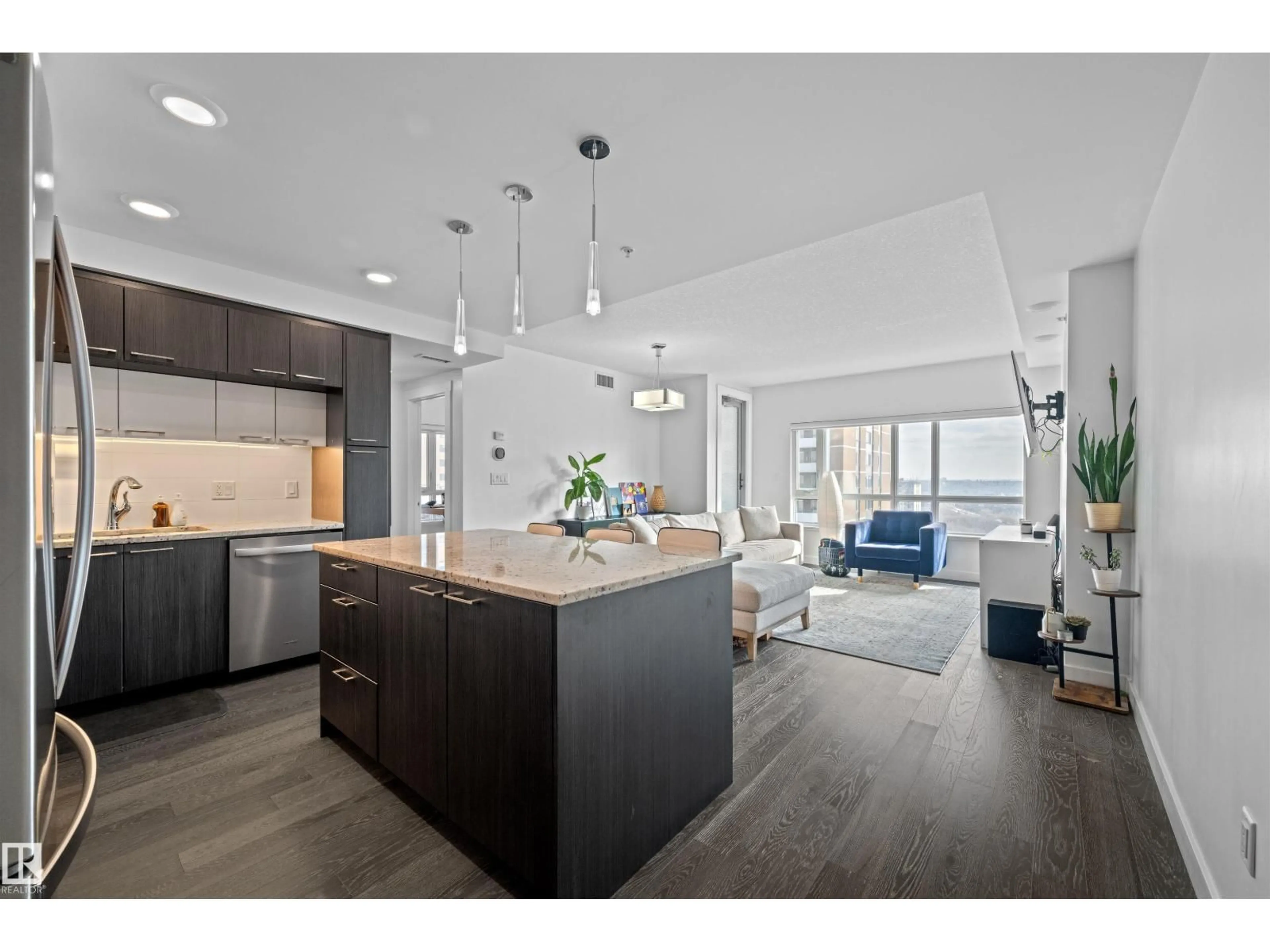 Open concept kitchen, unknown for #1104 - 9720 106 ST, Edmonton Alberta T5K0K8