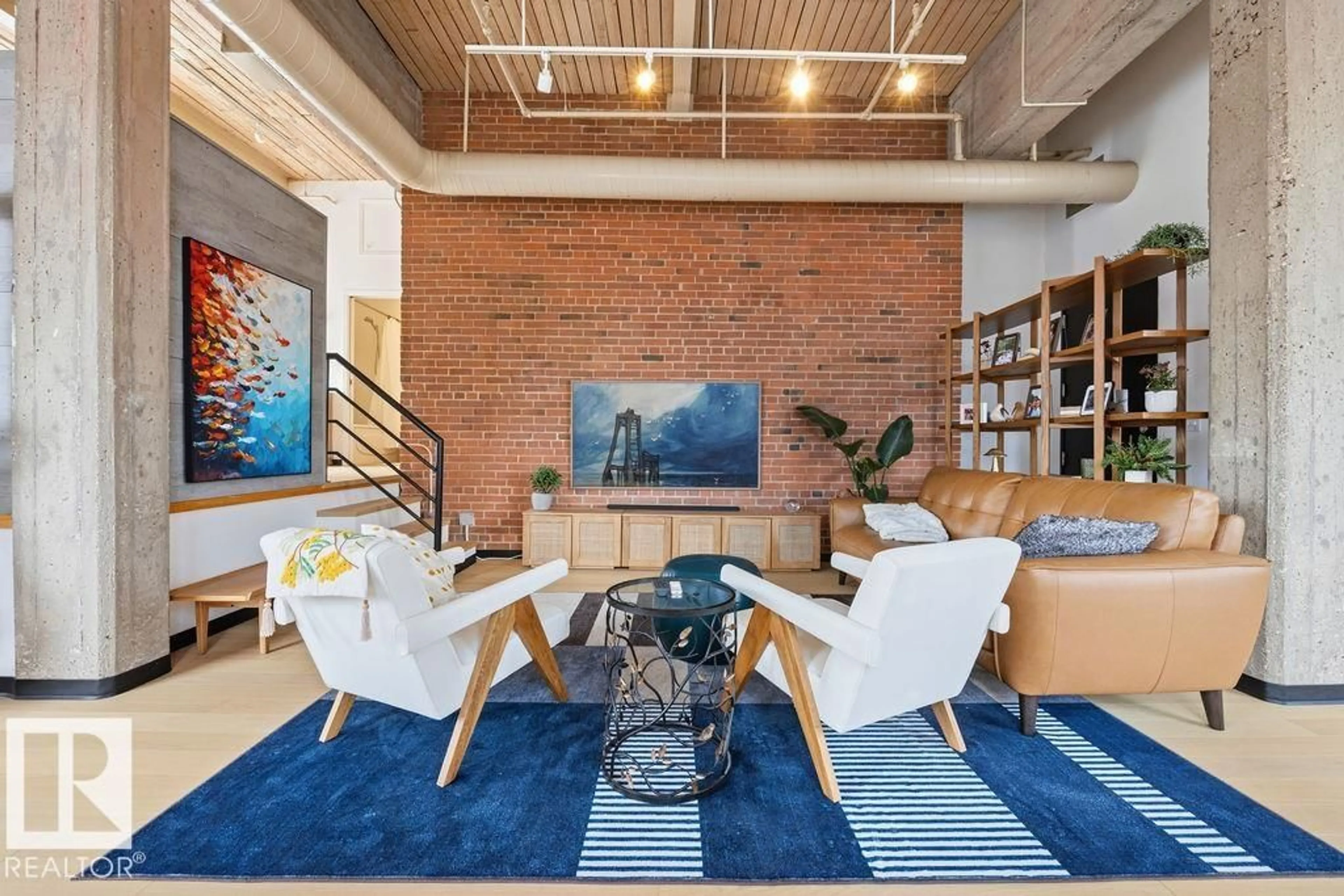 Living room with furniture, unknown for 301 - 10330 104 ST NW, Edmonton Alberta T5J1C2