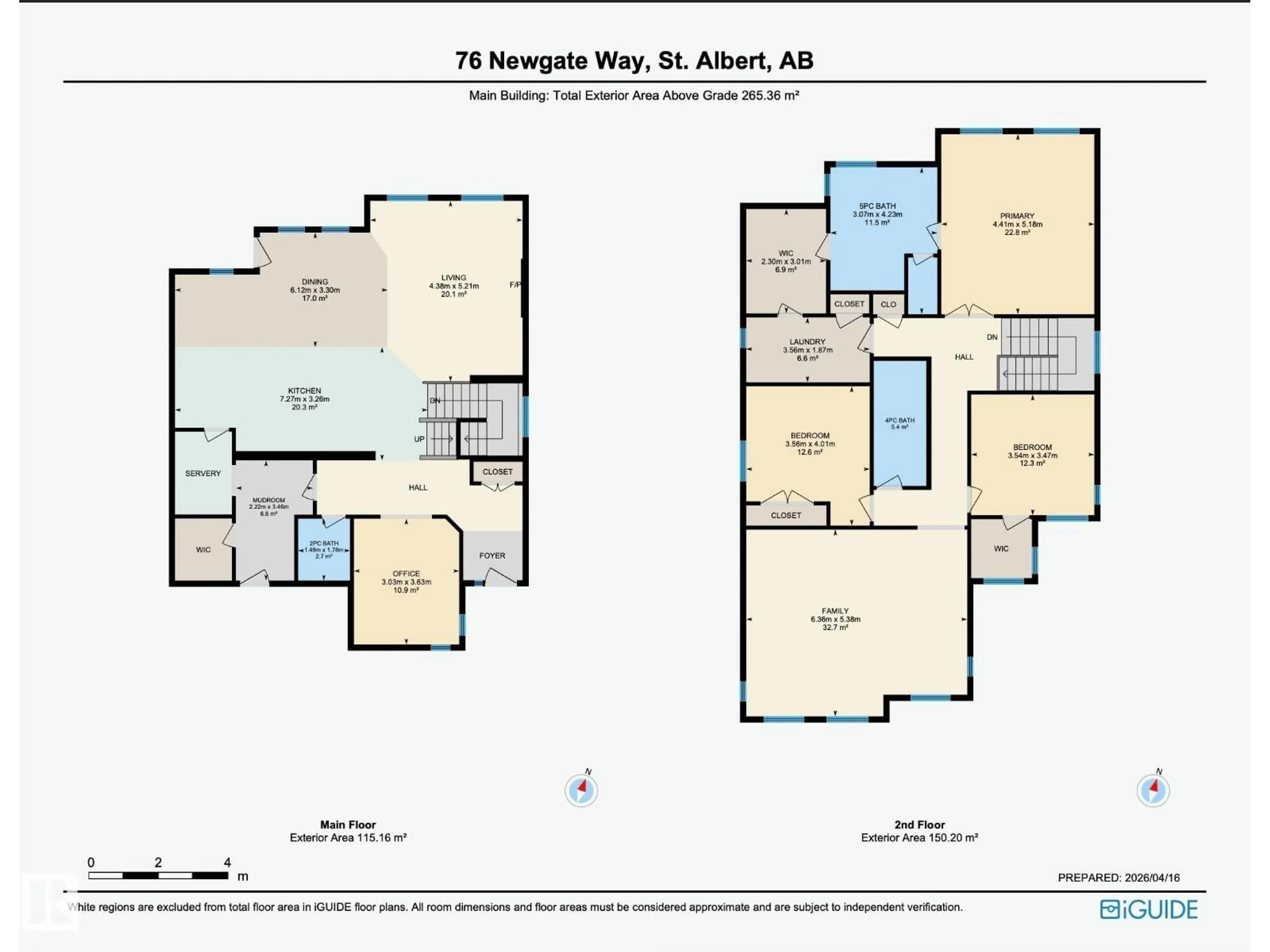 Floor plan for 76 NEWGATE WY, St. Albert Alberta T8N4H1