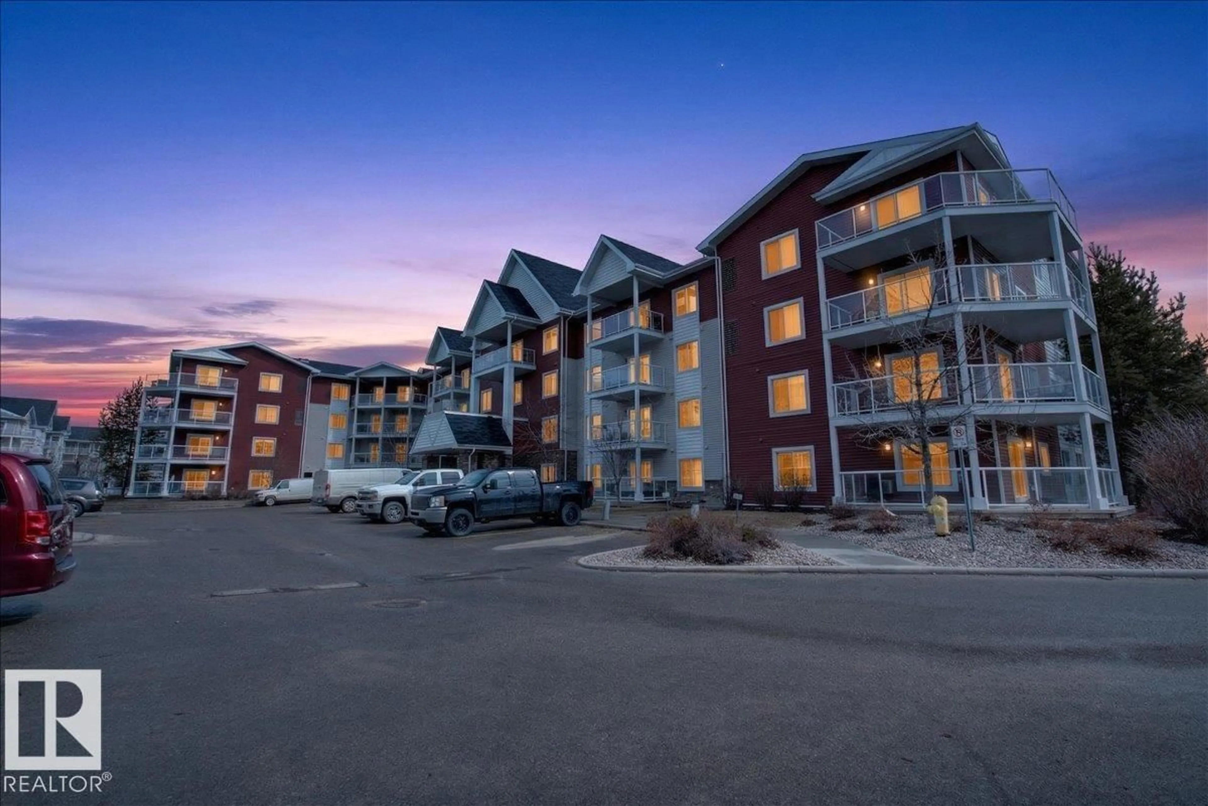 A pic from outside/outdoor area/front of a property/back of a property/a pic from drone, building for #413 - 2203 44 AV, Edmonton Alberta T6T0T1