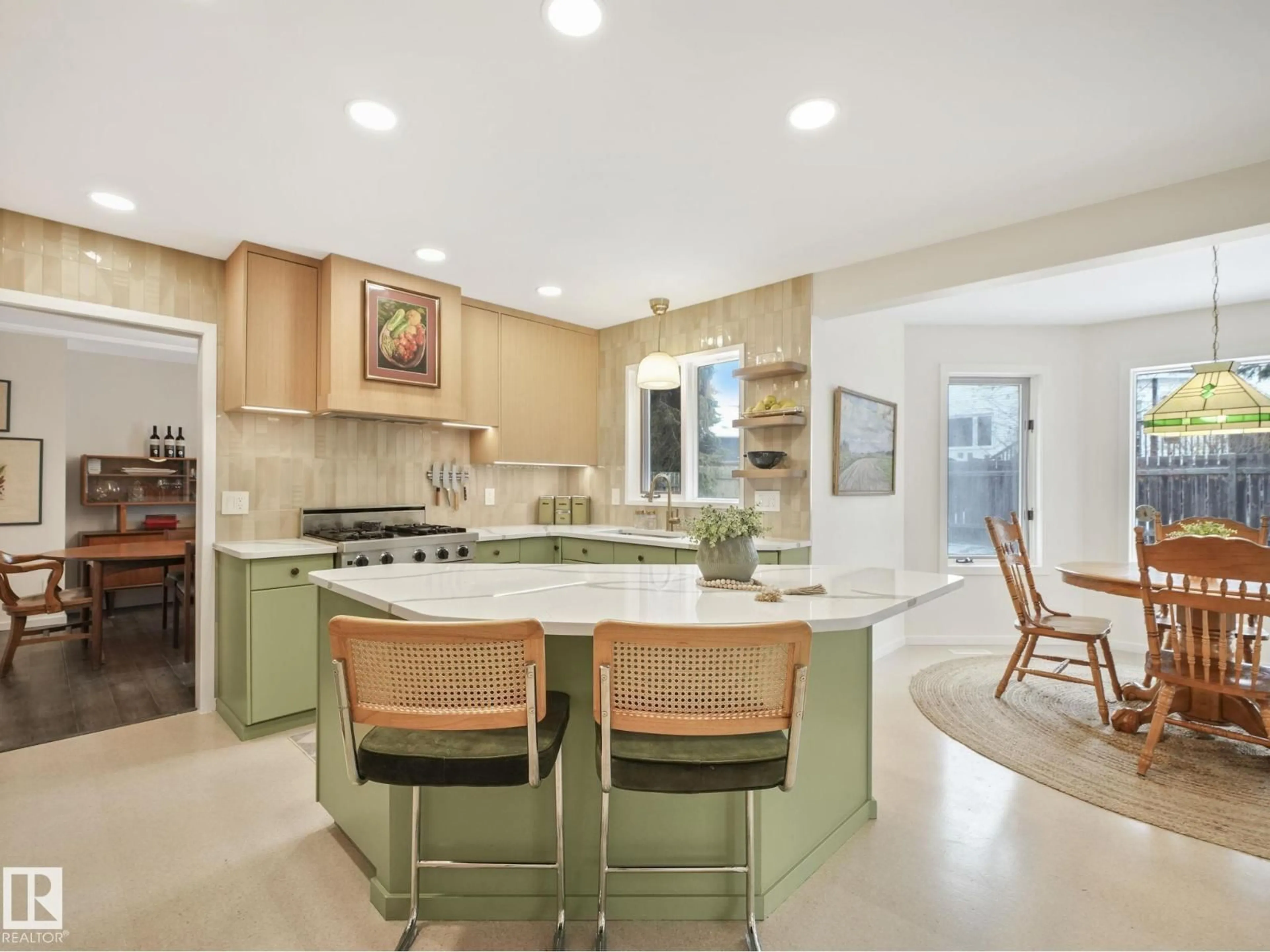 Open concept kitchen, ceramic/tile floor for 5609 56A ST, Beaumont Alberta T4X1A7