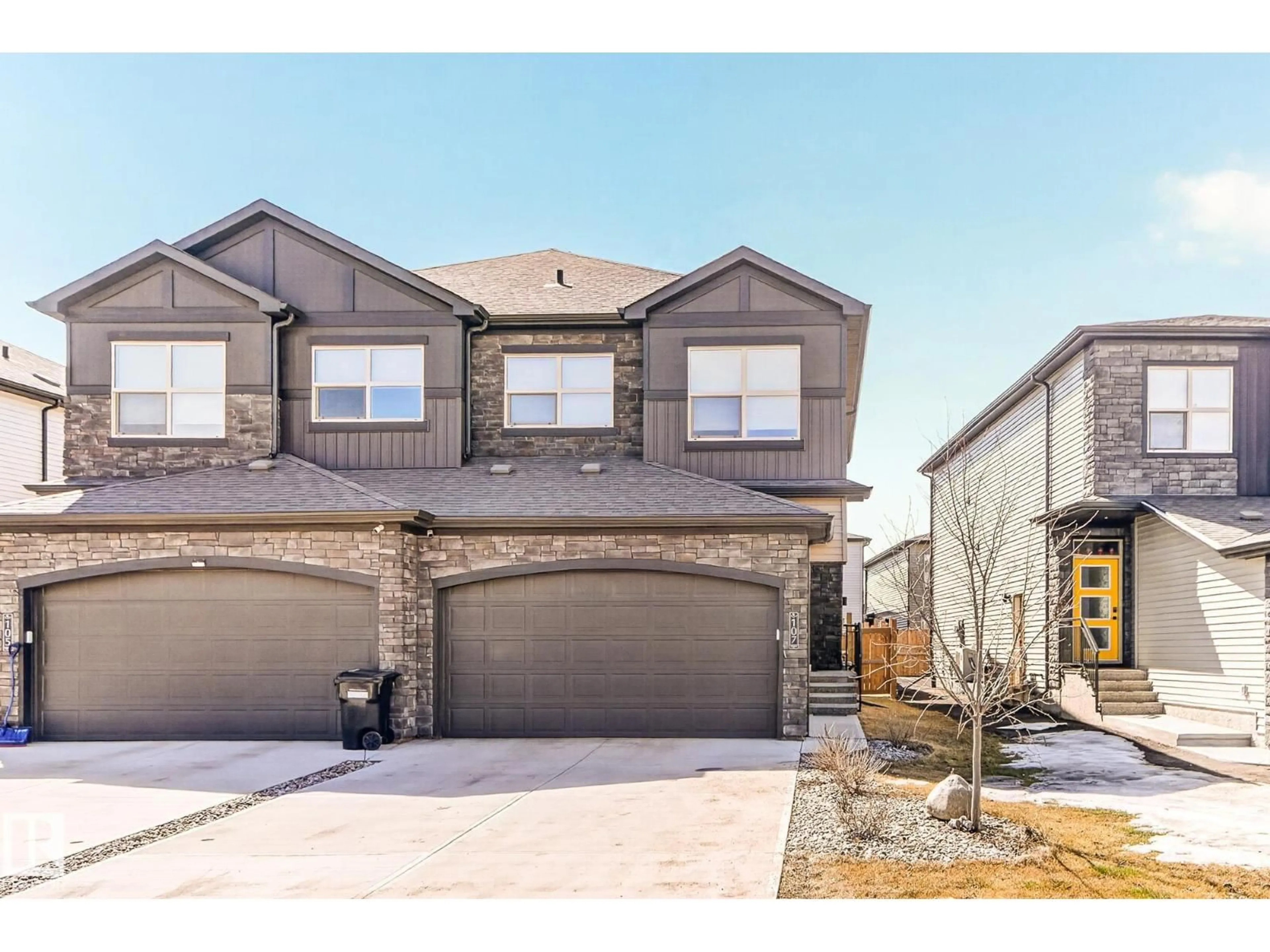 Home with brick exterior material, street for 107 GARNEAU GA, Spruce Grove Alberta T7X0M6