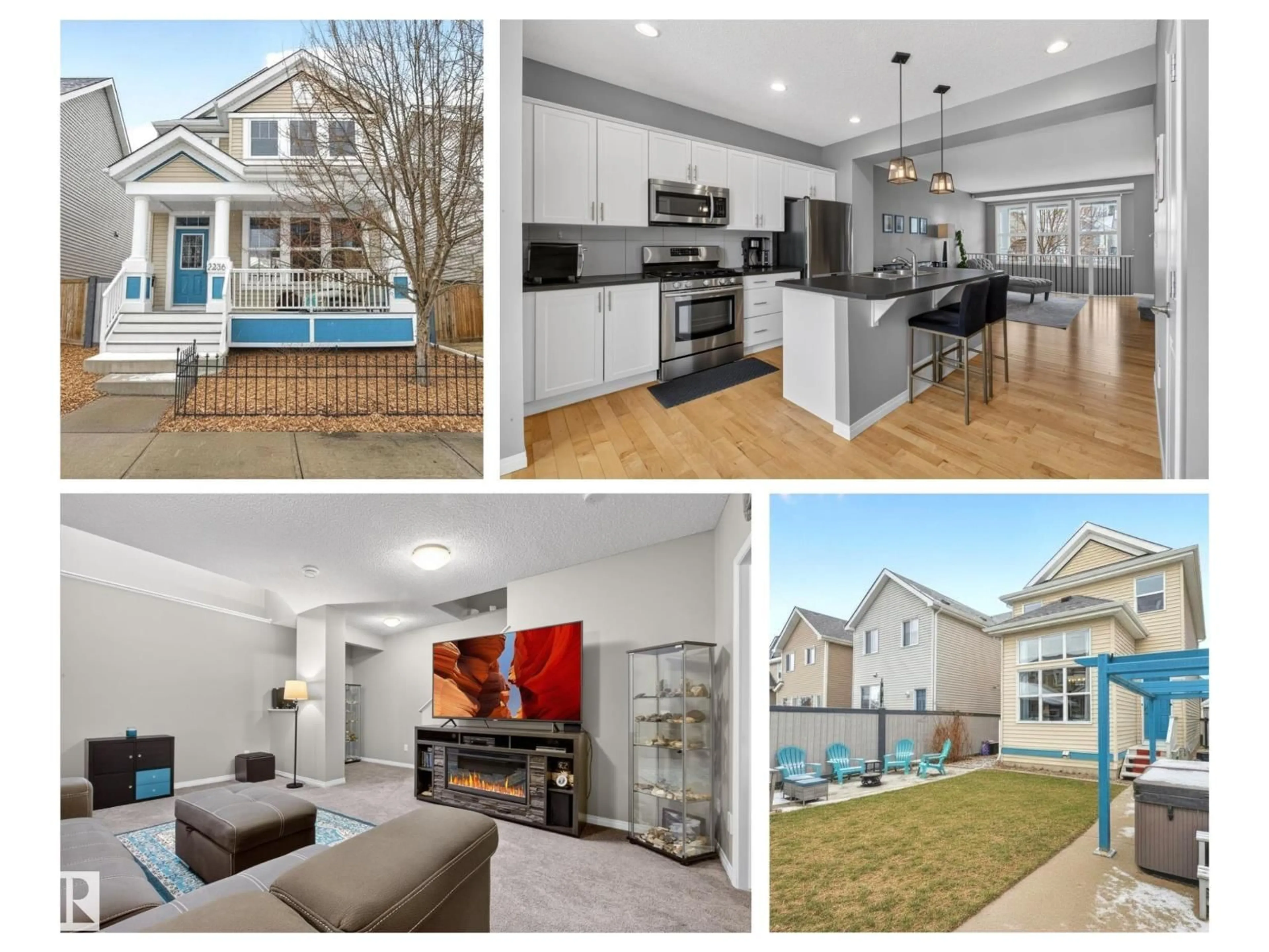 Open concept kitchen, unknown for SW - 2236 78 ST, Edmonton Alberta T6X0Z2