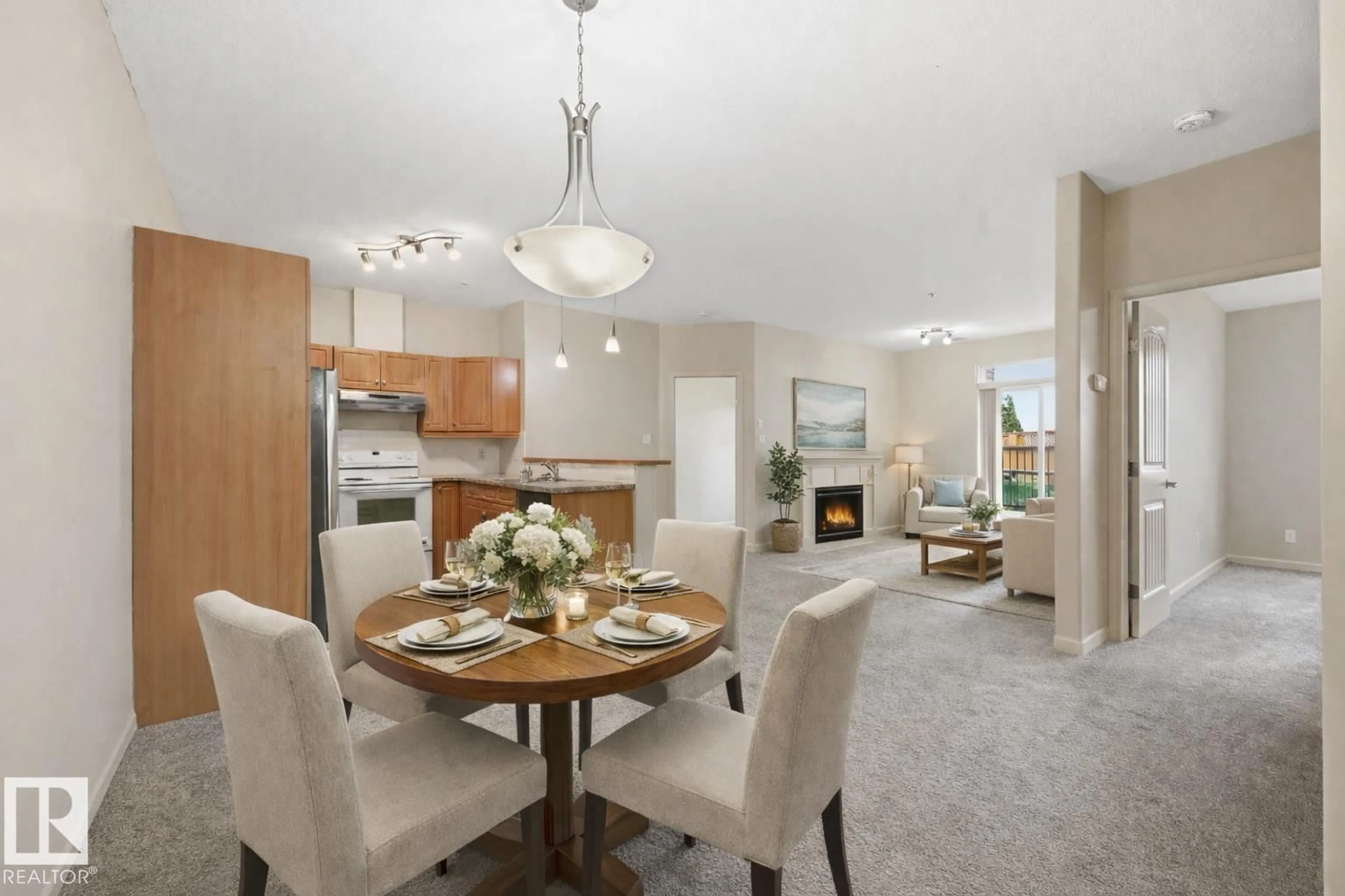 Dining room, unknown for #139 - 2503 HANNA CR, Edmonton Alberta T6R0H1