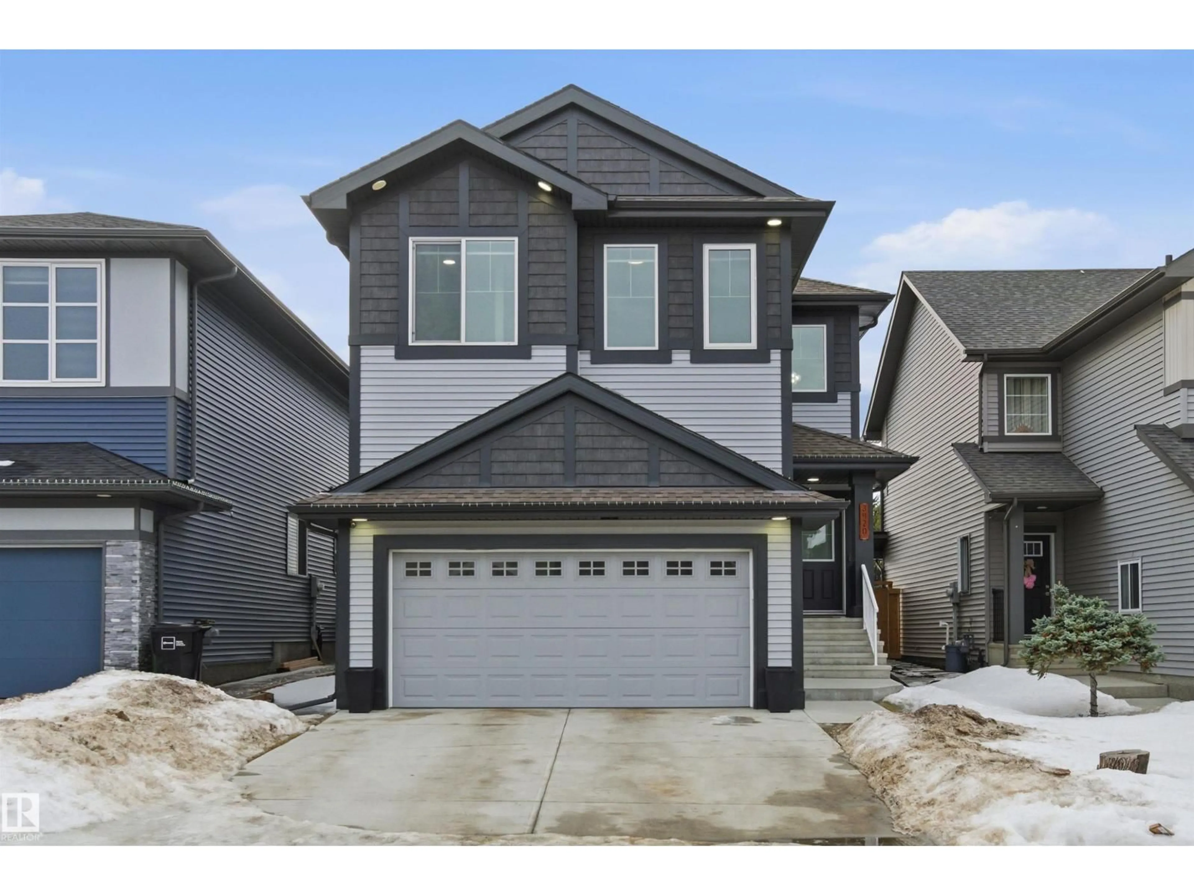 Home with vinyl exterior material, street for SW - 3420 CHECKNITA TC, Edmonton Alberta T6W4H6