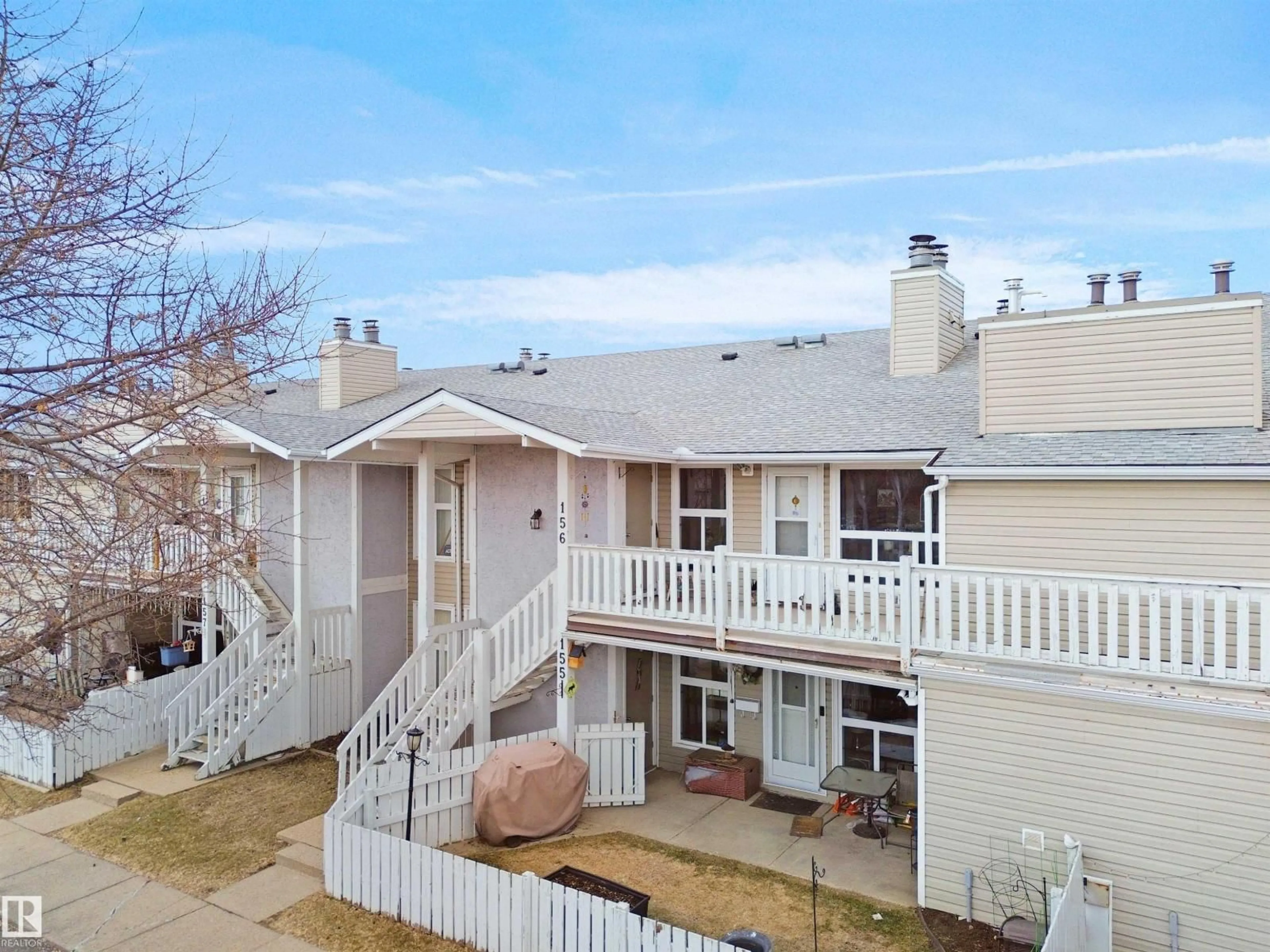 A pic from outside/outdoor area/front of a property/back of a property/a pic from drone, unknown for #156 - 2703 79 ST, Edmonton Alberta T6K3Z6