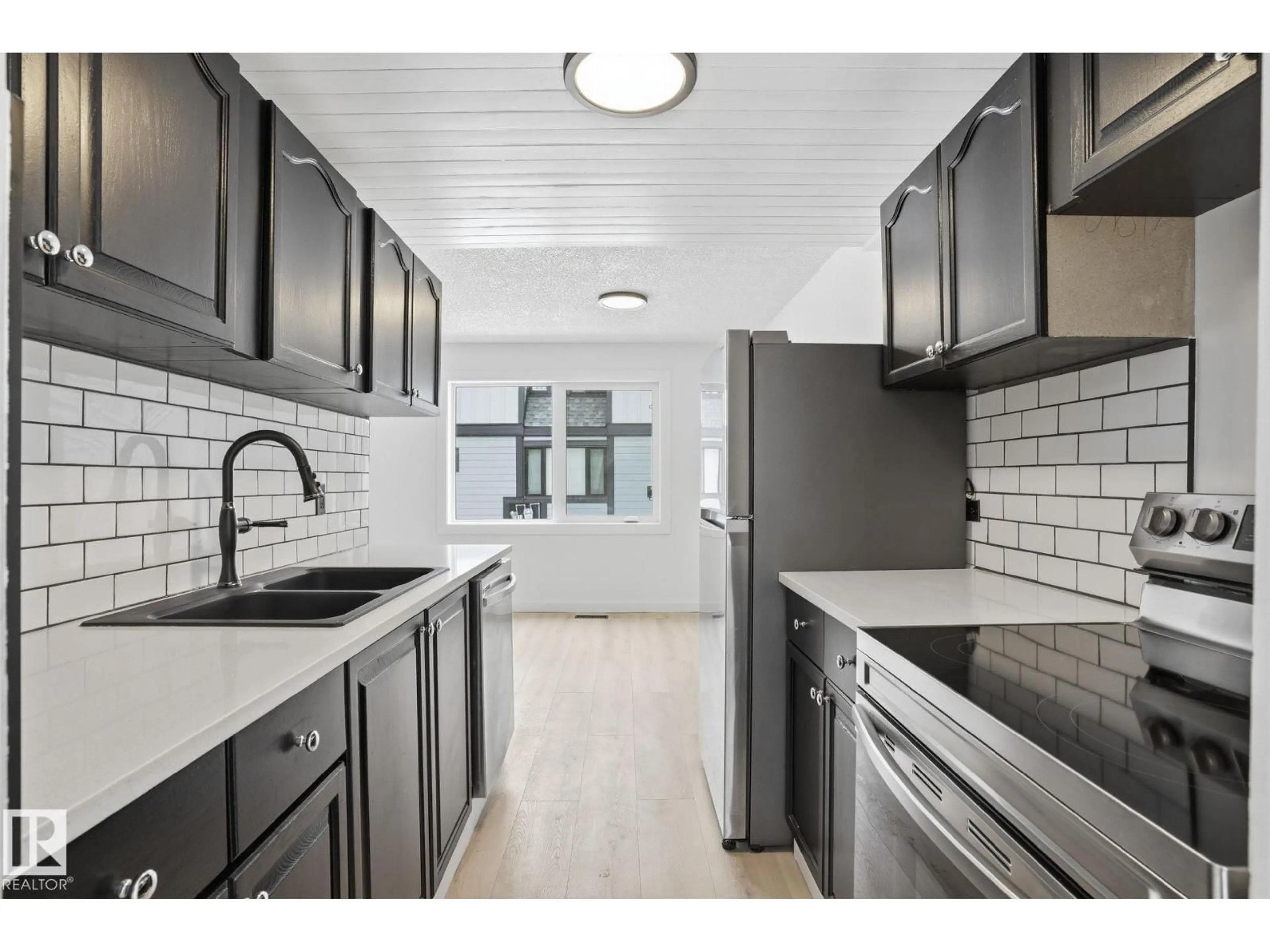 Standard kitchen, ceramic/tile floor for 260 - 3307 116A AV, Edmonton Alberta T5W5J9