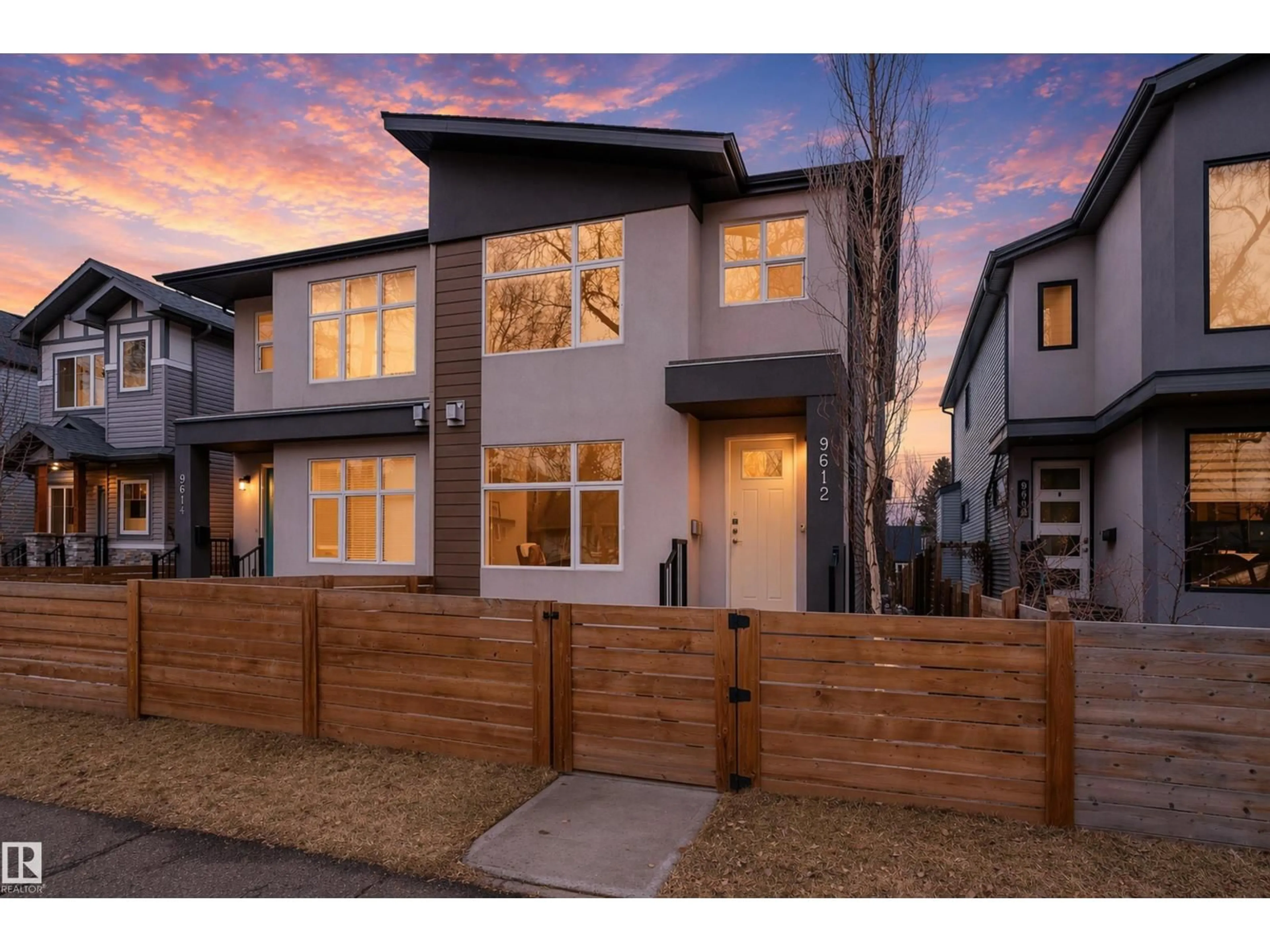 Home with brick exterior material, street for 9612 72 AV, Edmonton Alberta T6E0Y6