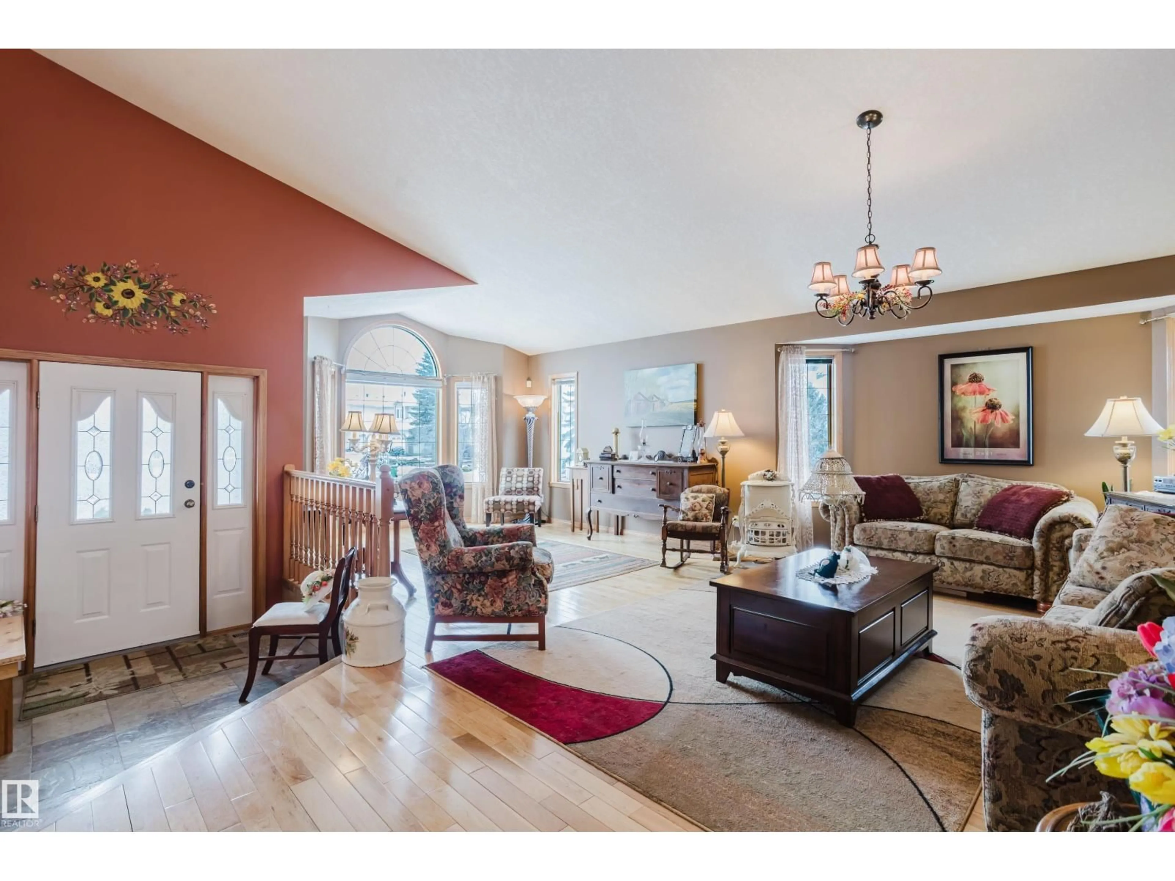 Living room with furniture, unknown for 4204 48 ST, Edmonton Alberta T6L6J5