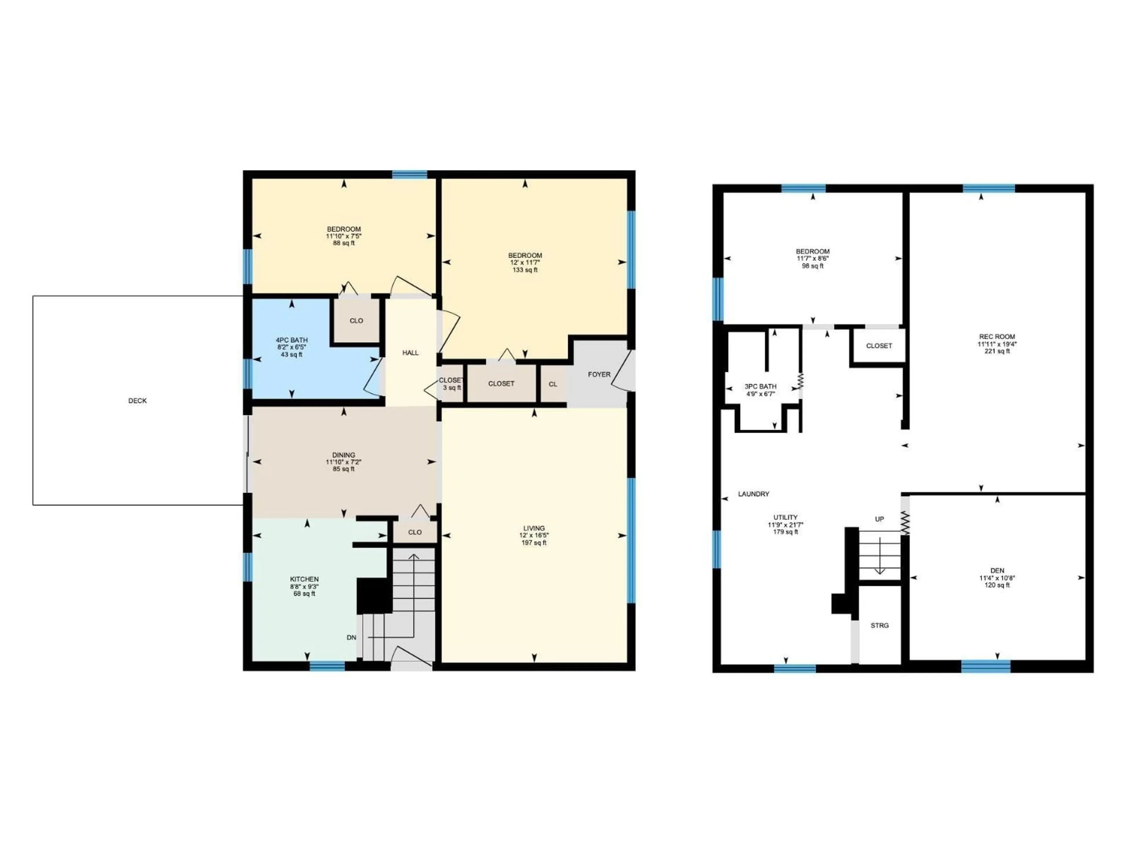 Floor plan for NW - 8139 79 AV, Edmonton Alberta T6C0P9