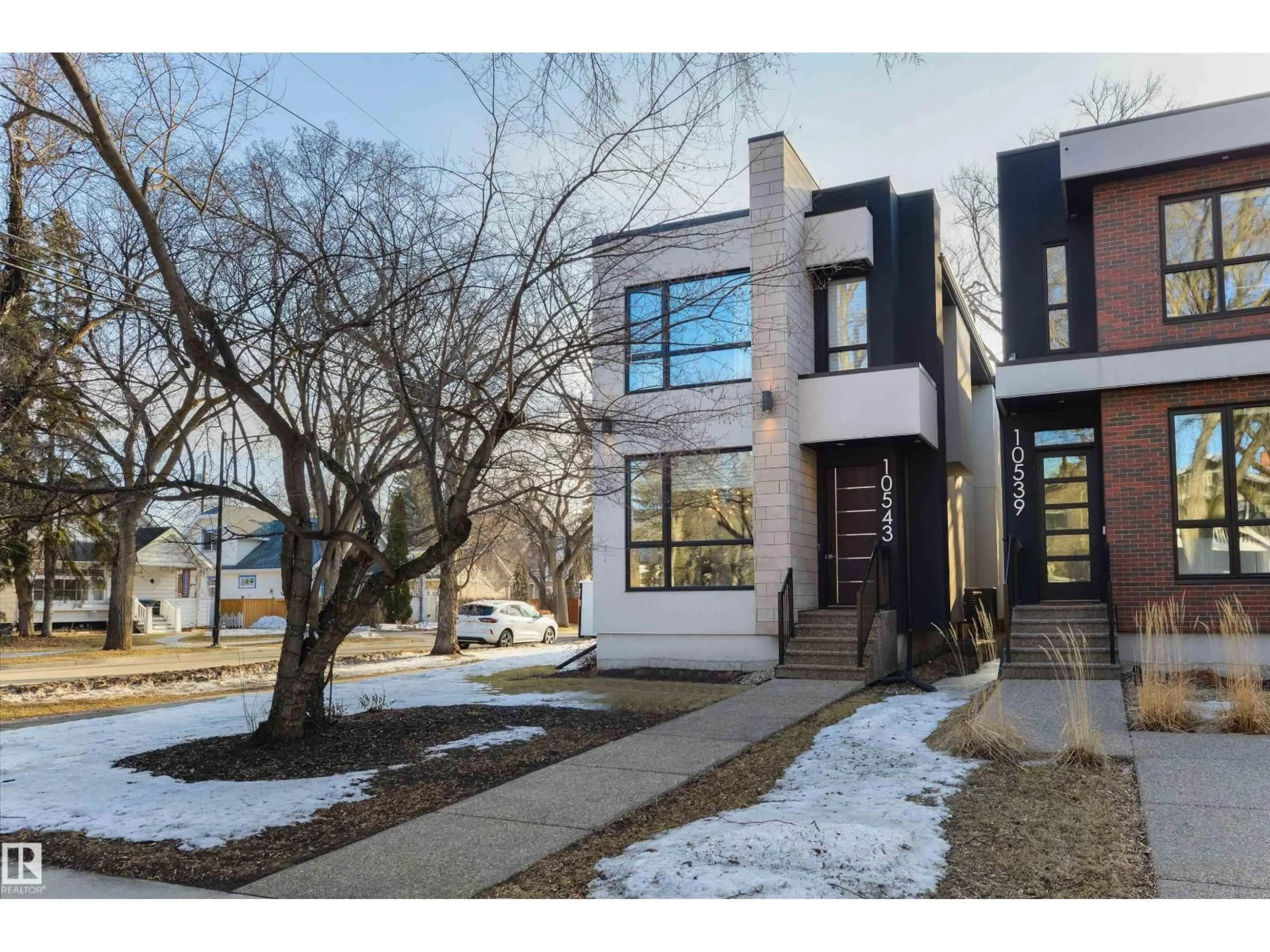 Home with brick exterior material, street for 10543 128 ST, Edmonton Alberta T5N1W3