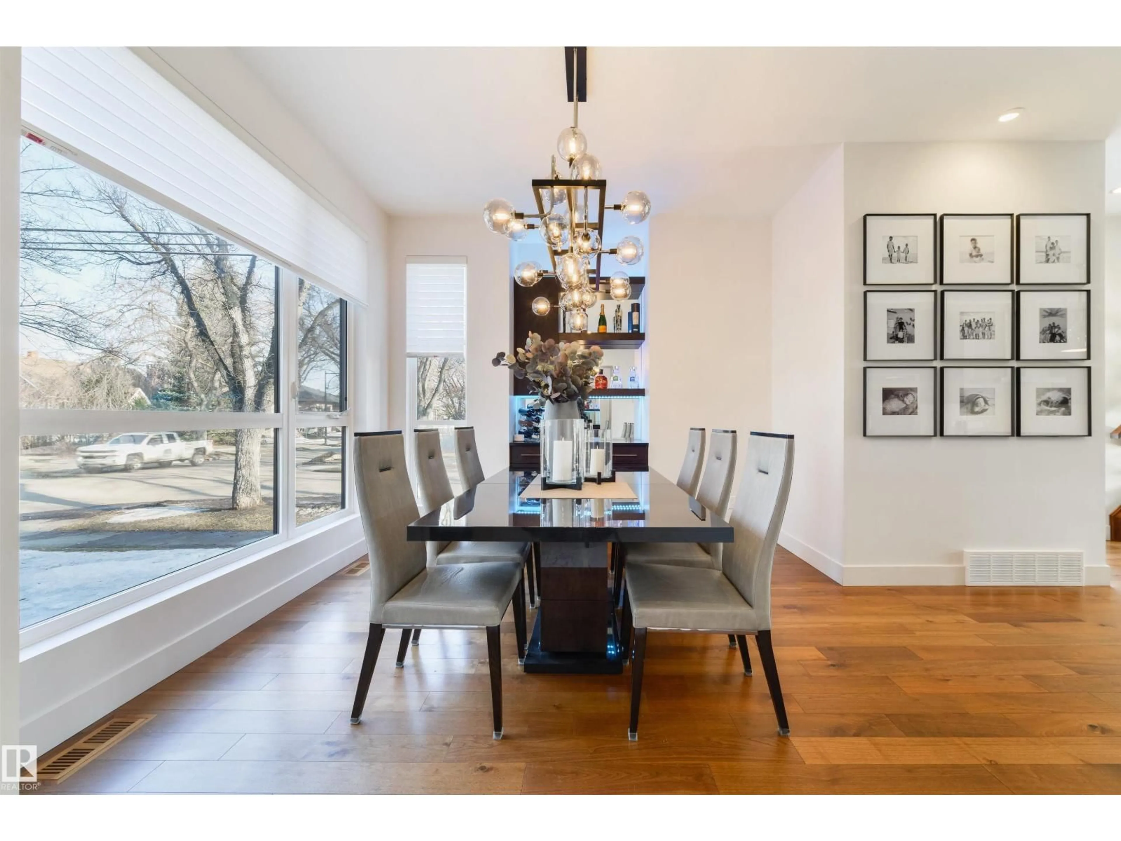 Dining room, wood/laminate floor for 10543 128 ST, Edmonton Alberta T5N1W3