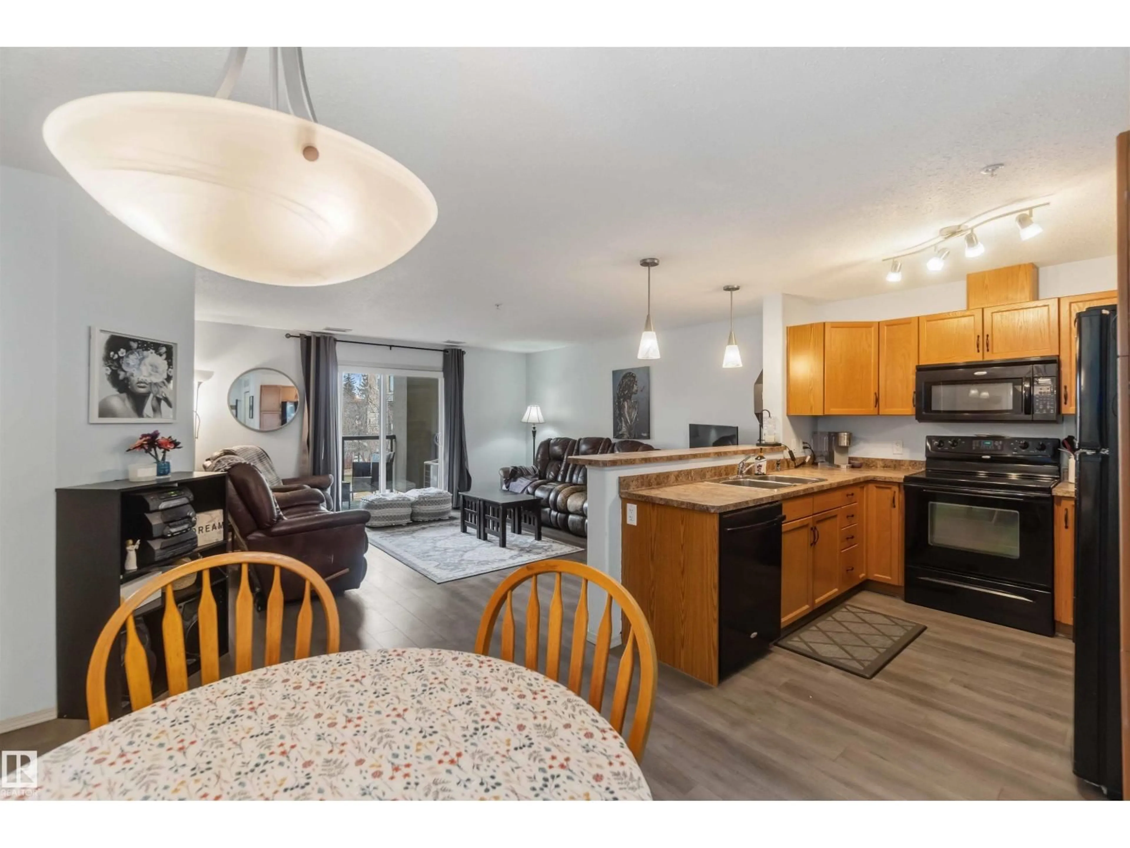 Open concept kitchen, unknown for #214 - 7909 71 ST, Edmonton Alberta T6B3P5