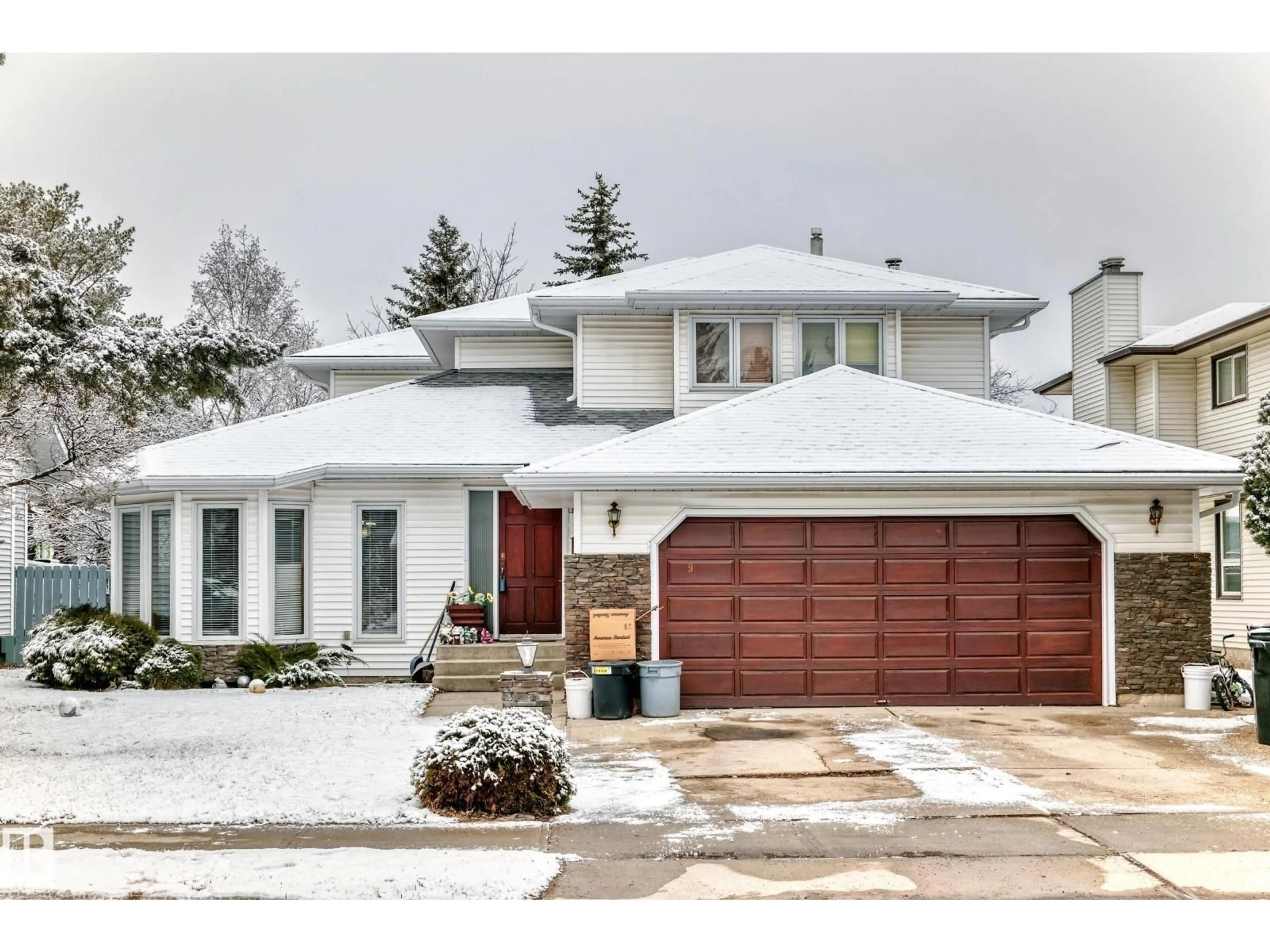 Home with brick exterior material, street for 9 KIRKLEES RD, Sherwood Park Alberta T8A5H1