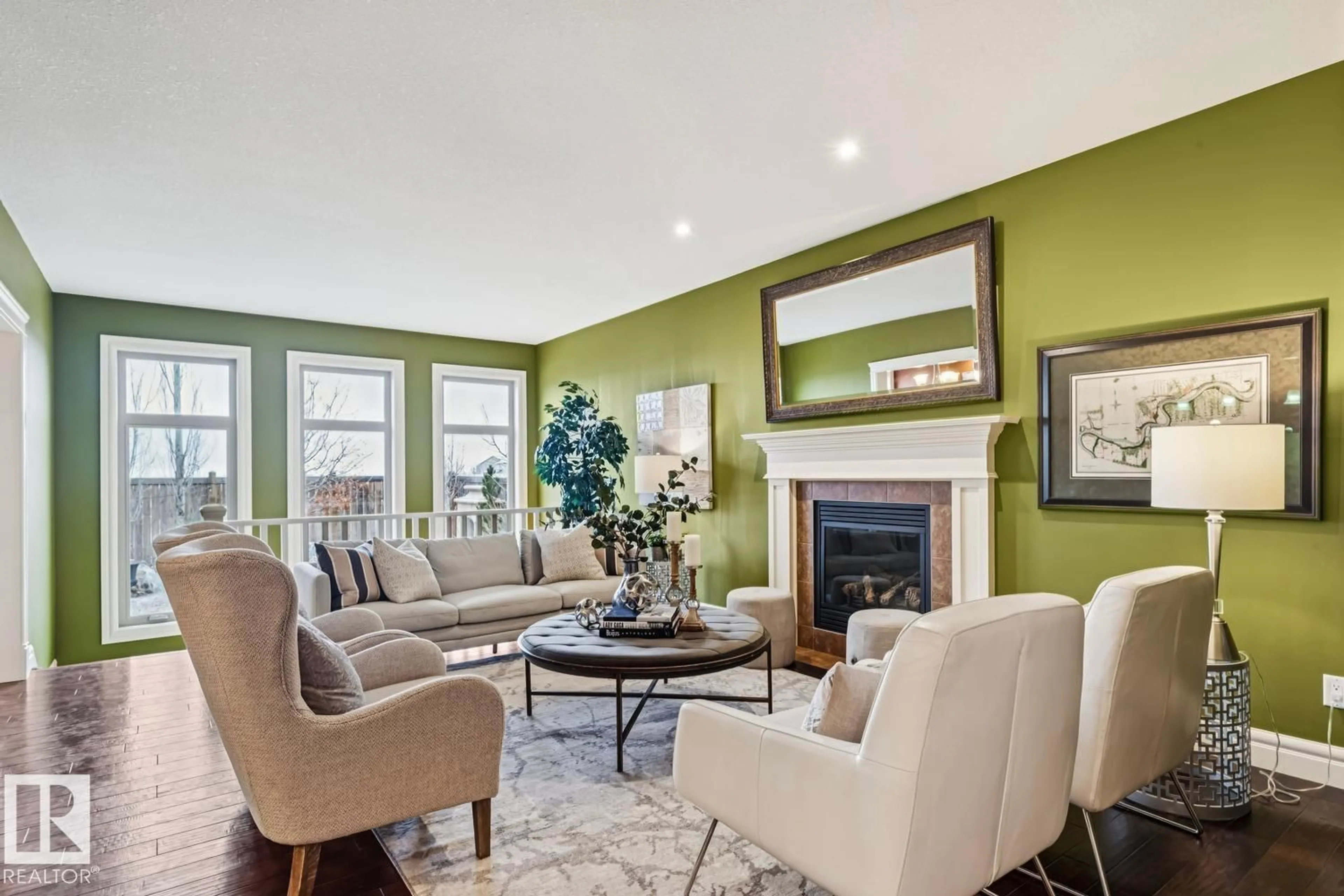 Living room with furniture, unknown for 112 RUE MONTALET, Beaumont Alberta T4X0H8