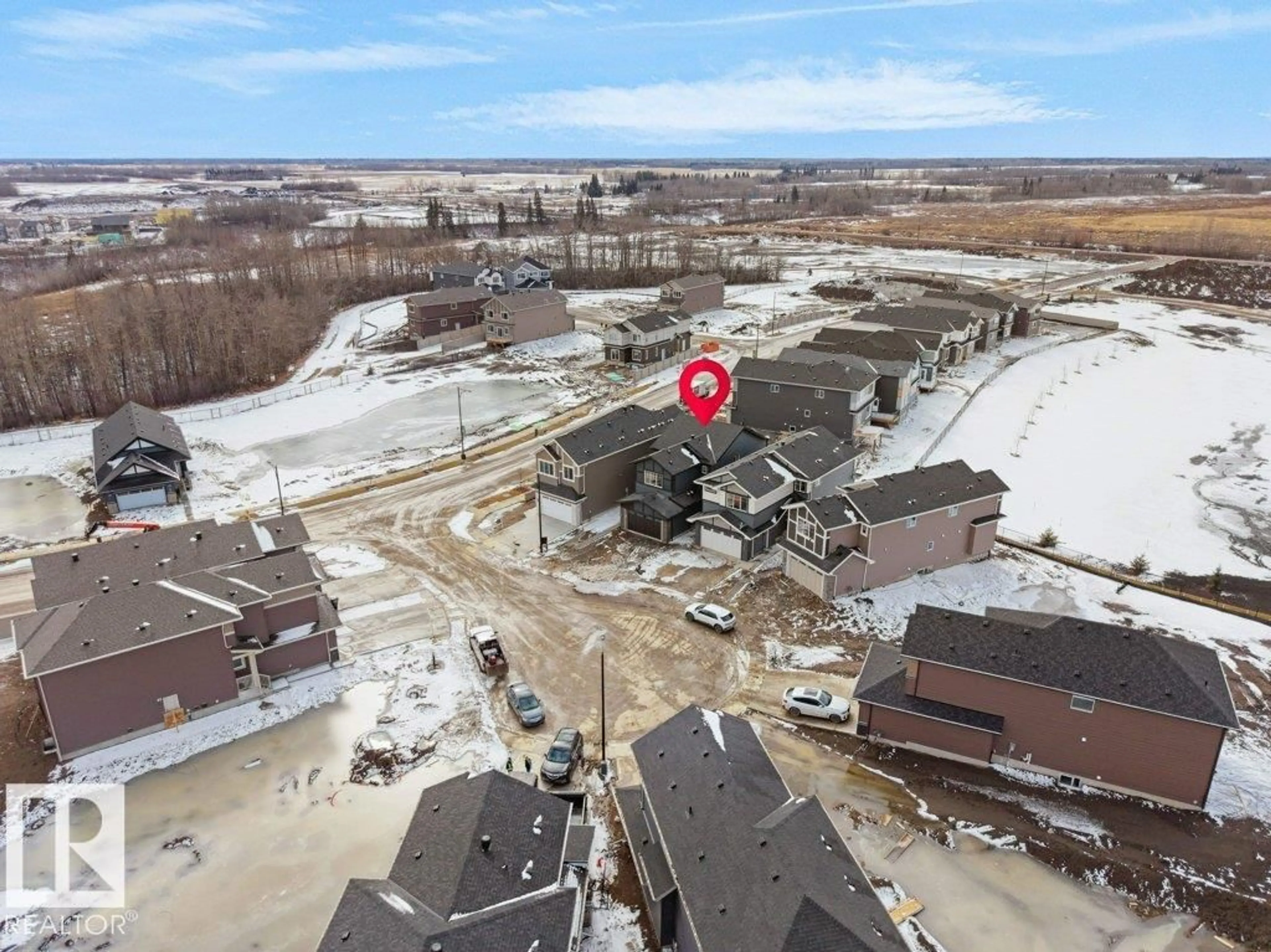 A pic from outside/outdoor area/front of a property/back of a property/a pic from drone, unknown for 806 ELDERBERRY CT, Edmonton Alberta T6M3J7
