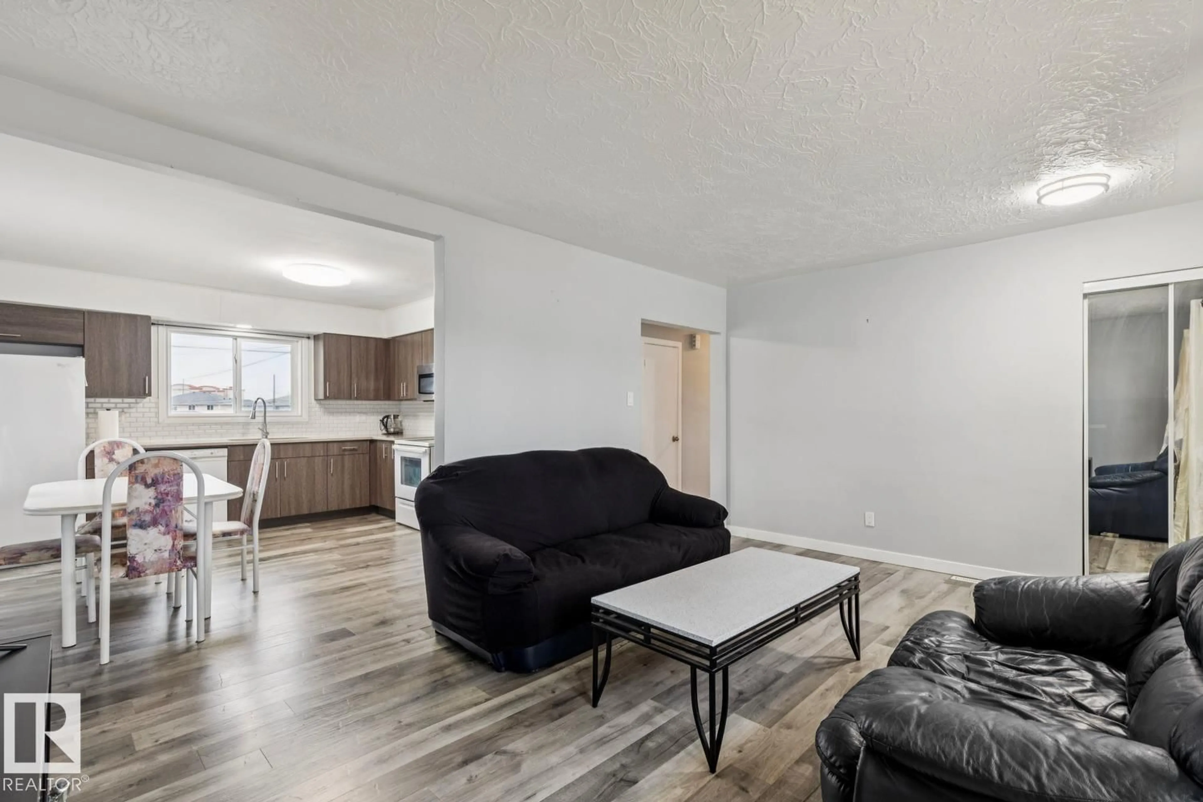 Living room with furniture, unknown for NW - 13031 62 ST, Edmonton Alberta T5A0V2