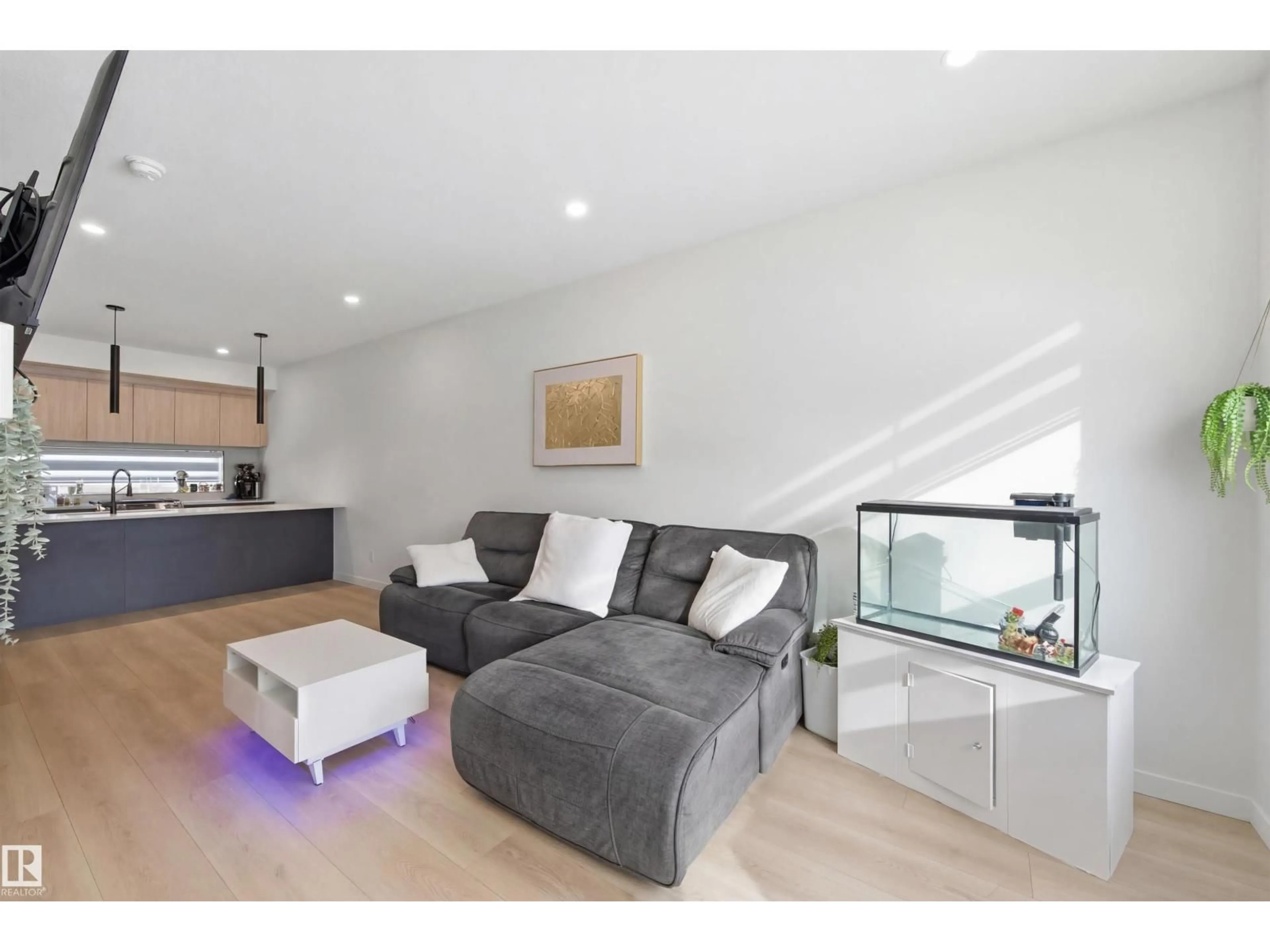 Living room with furniture, unknown for #3 - 12204 121 AV, Edmonton Alberta T5L3C3