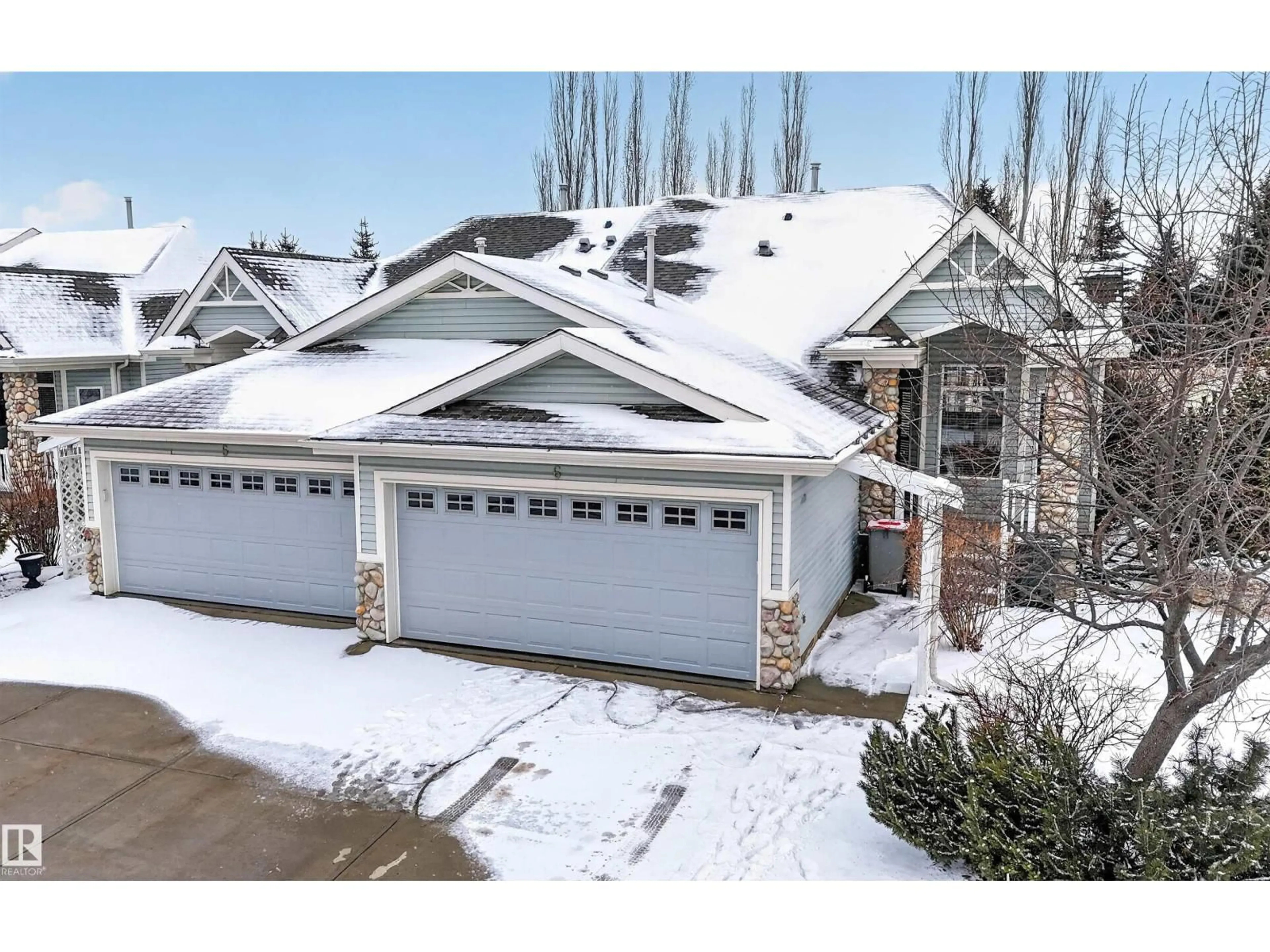 A pic from outside/outdoor area/front of a property/back of a property/a pic from drone, street for 6 BRIARWOOD VG, Stony Plain Alberta T7Z2Y7