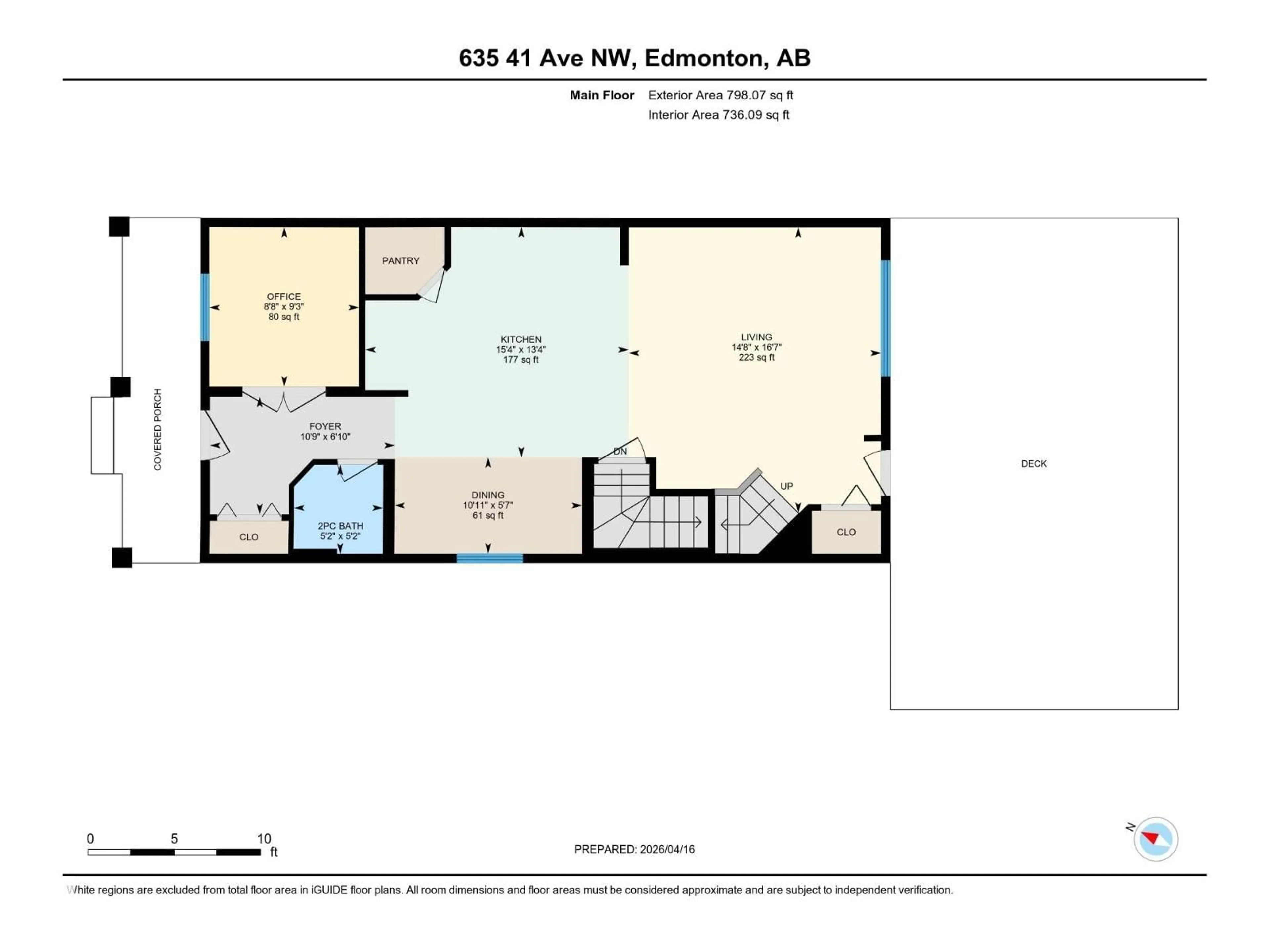 Floor plan for 635 41 AV, Edmonton Alberta T6T0W9