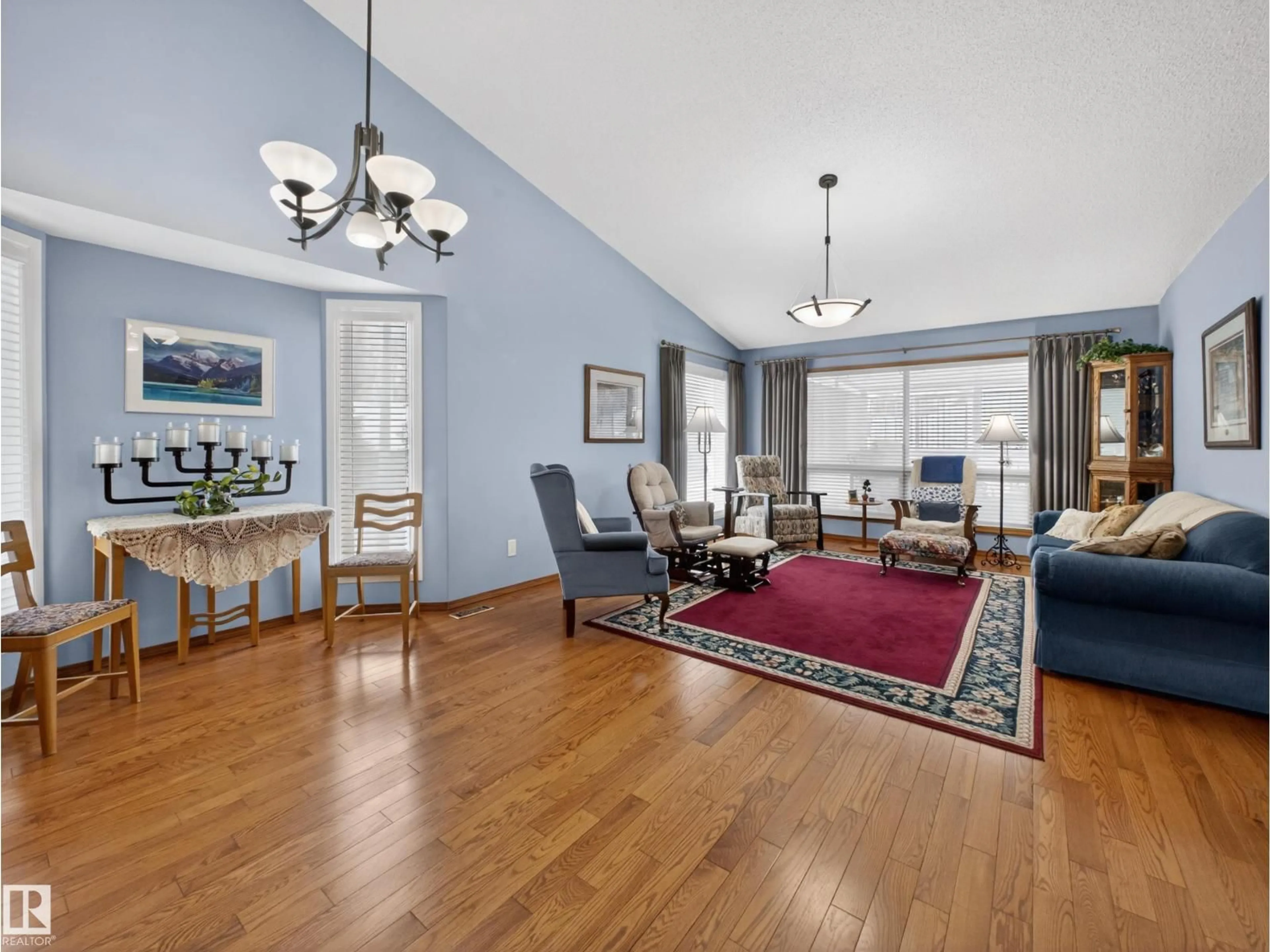 Living room with furniture, wood/laminate floor for #7 - 85 GERVAIS RD, St. Albert Alberta T8N6H5